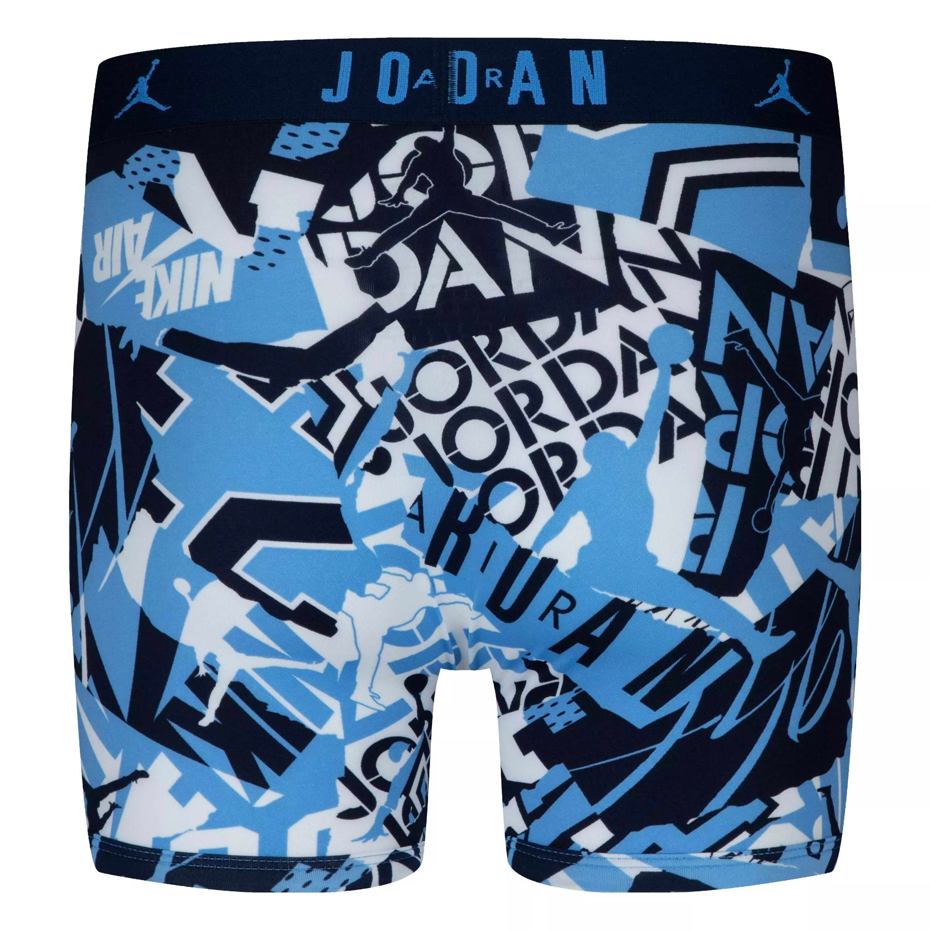 Jordan Big Boys' Flight Poly Mash Up 2-Pack Briefs - Blue/Multi - BLUE