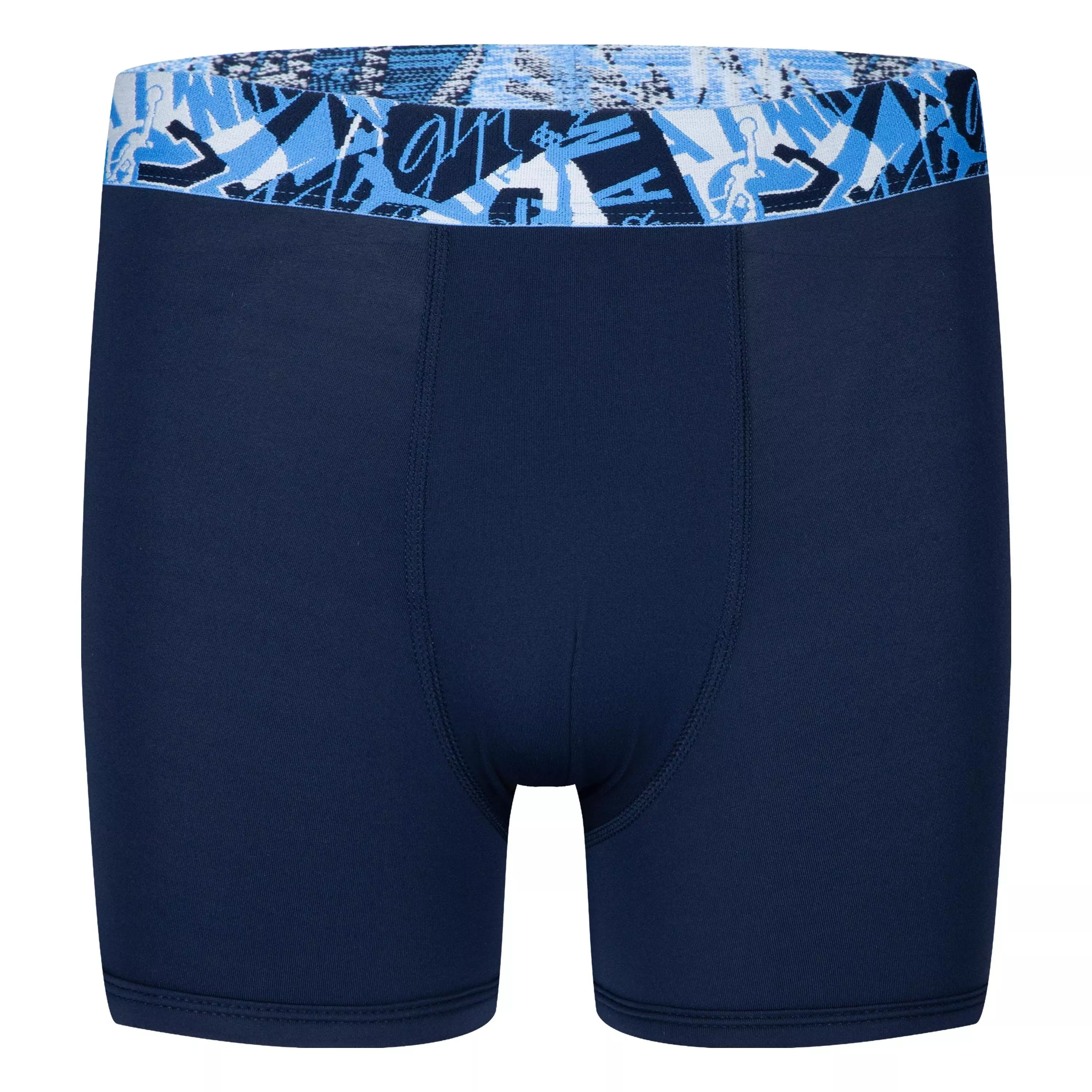 Jordan Big Boys' Flight Poly Mash Up 2-Pack Briefs - Blue/Multi - BLUE