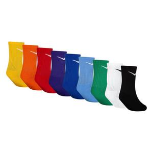 Nike Big Kids' 9-Pack Crew Box Set Socks - Gold/Multi