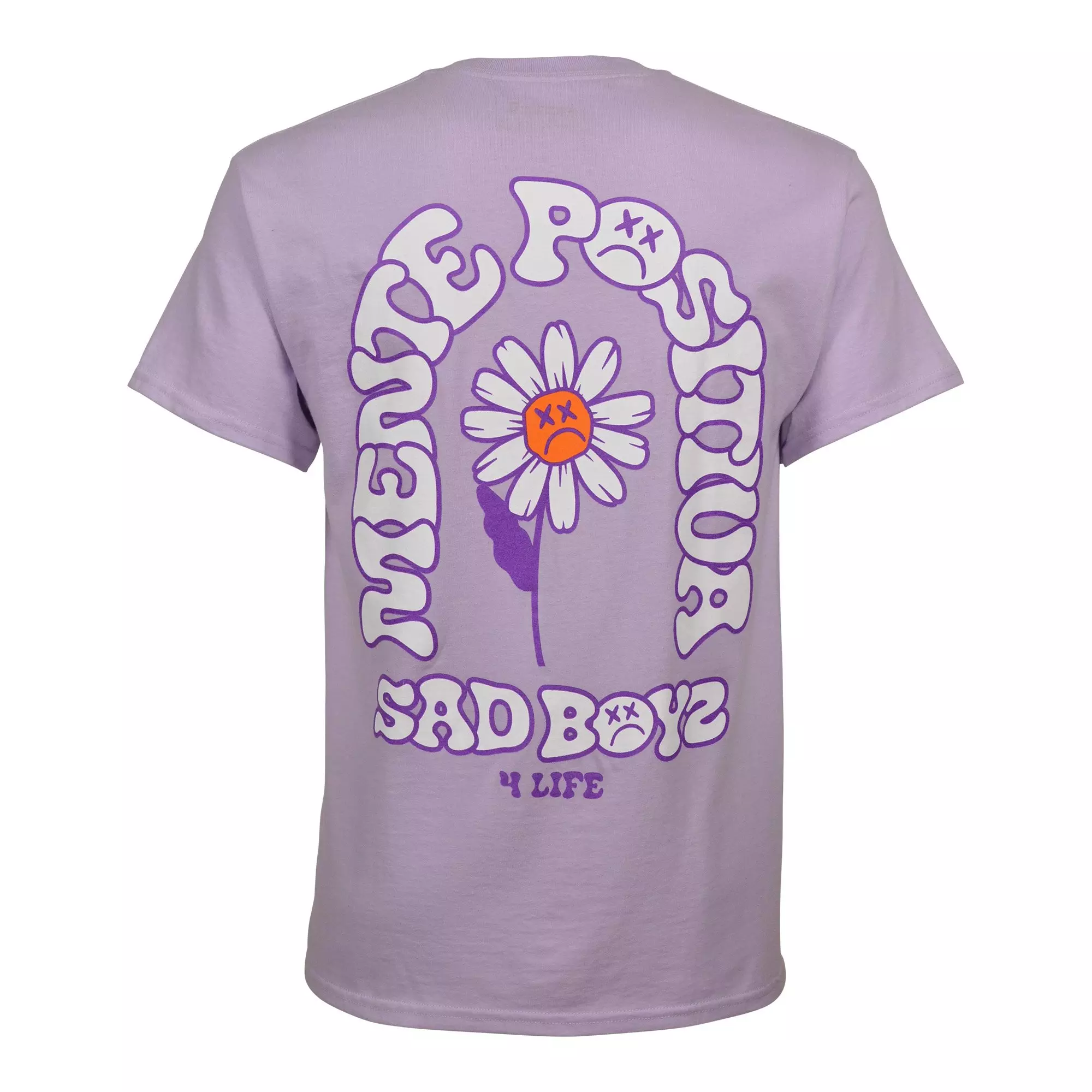 Sad Boyz Men's Mente Positiva Tee - PURPLE