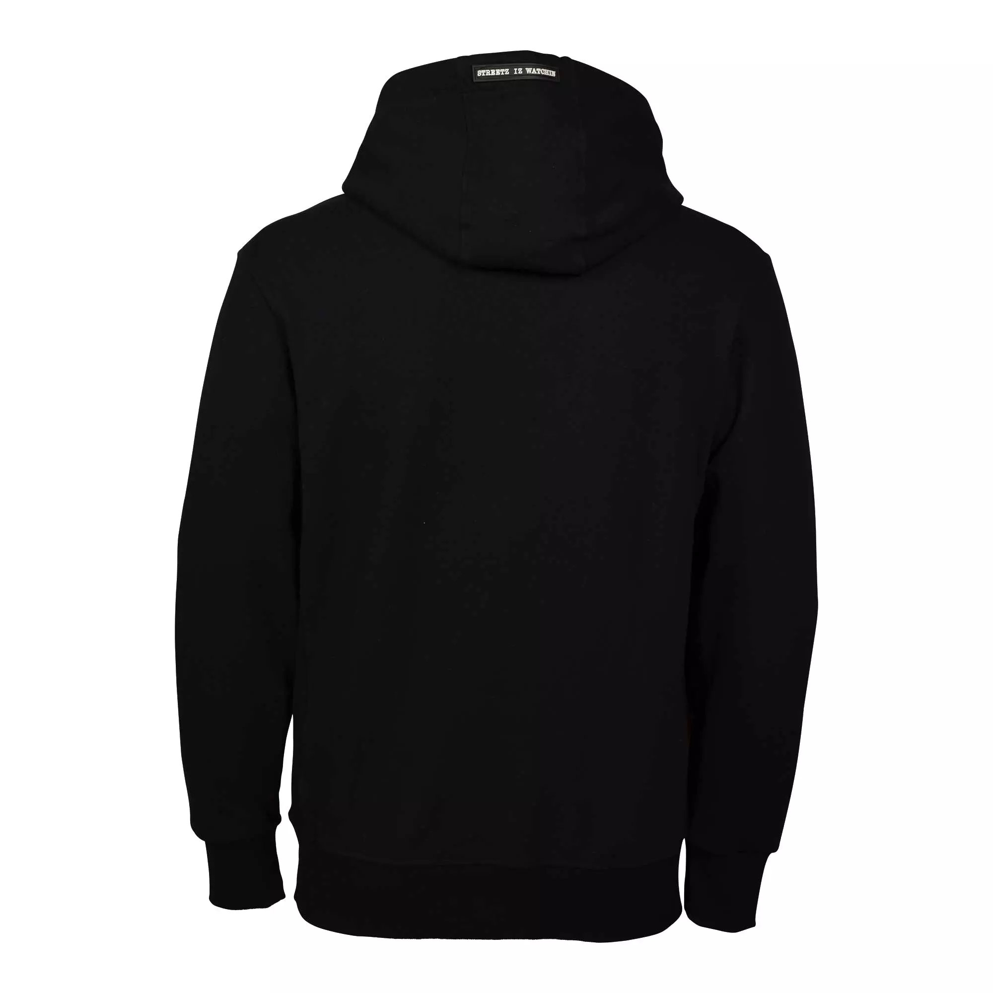 Streetz Iz Watchin Men's Goat Hoodie - Black - BLACK