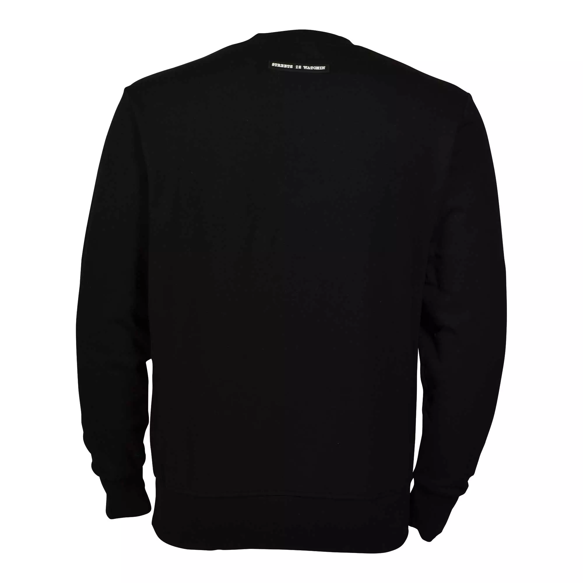 Streetz Iz Watchin Men's Watch Ya Circle Crew - Black - BLACK