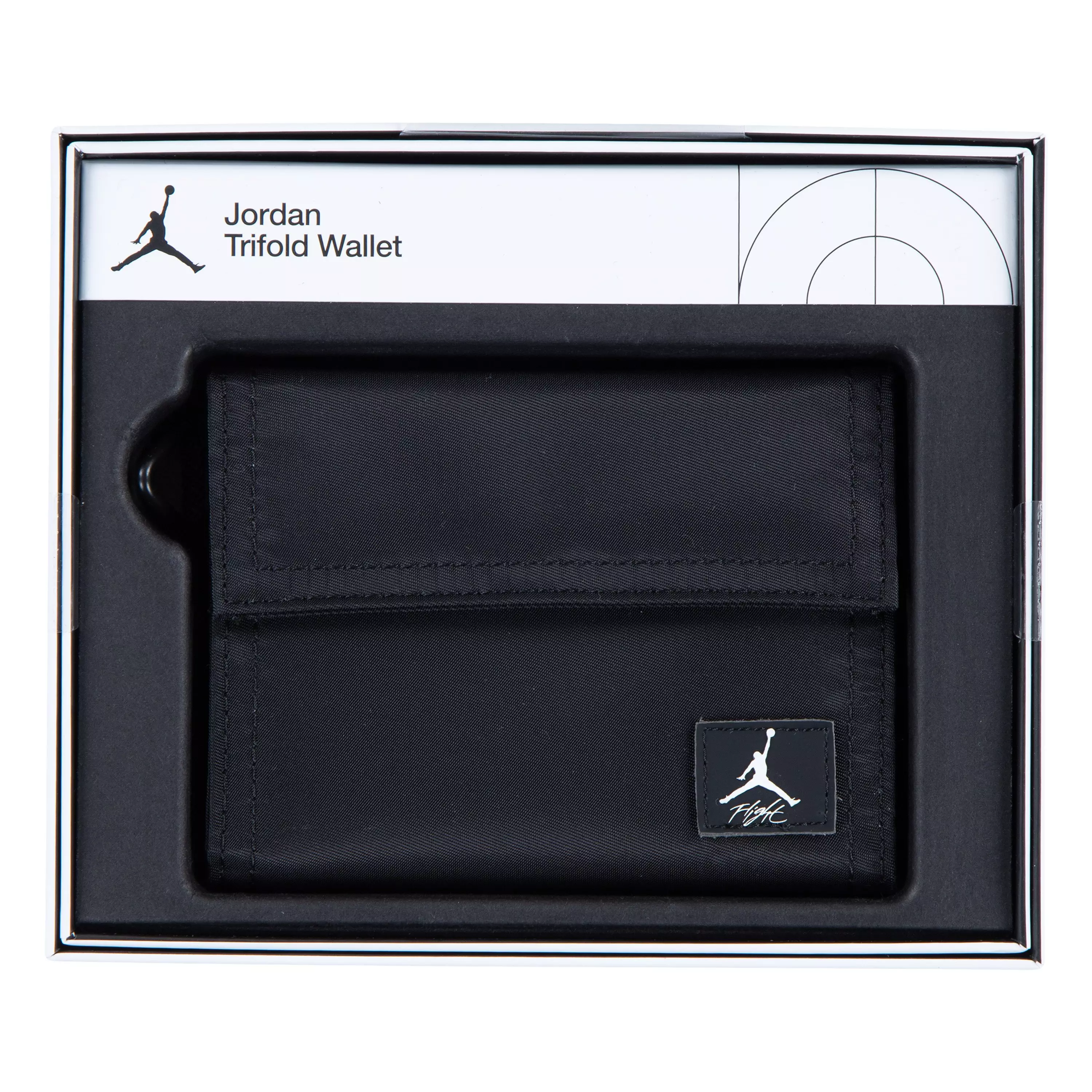 Jordan Flight Trifold Wallet - BLACK