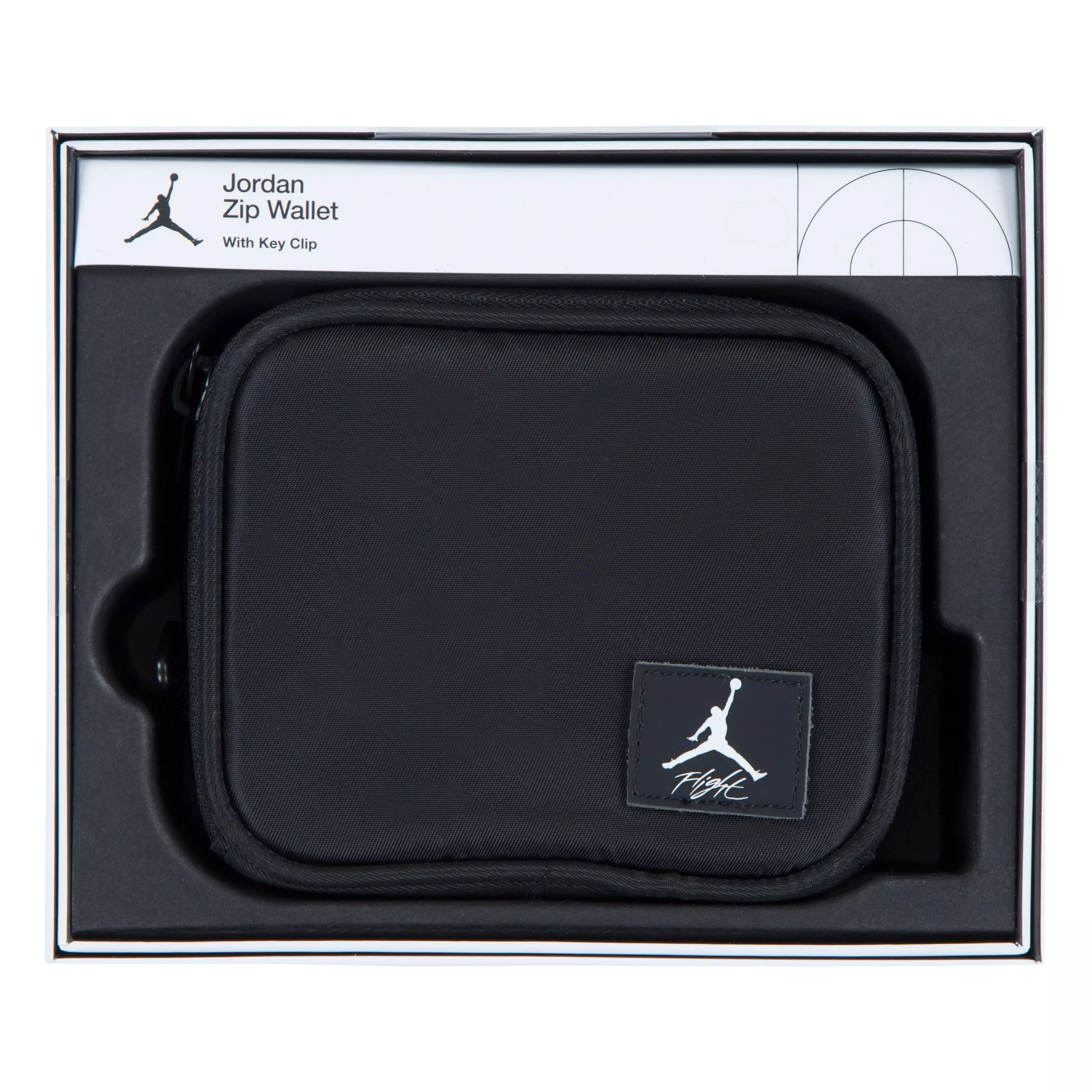 Jordan Flight Zip Wallet - BLACK
