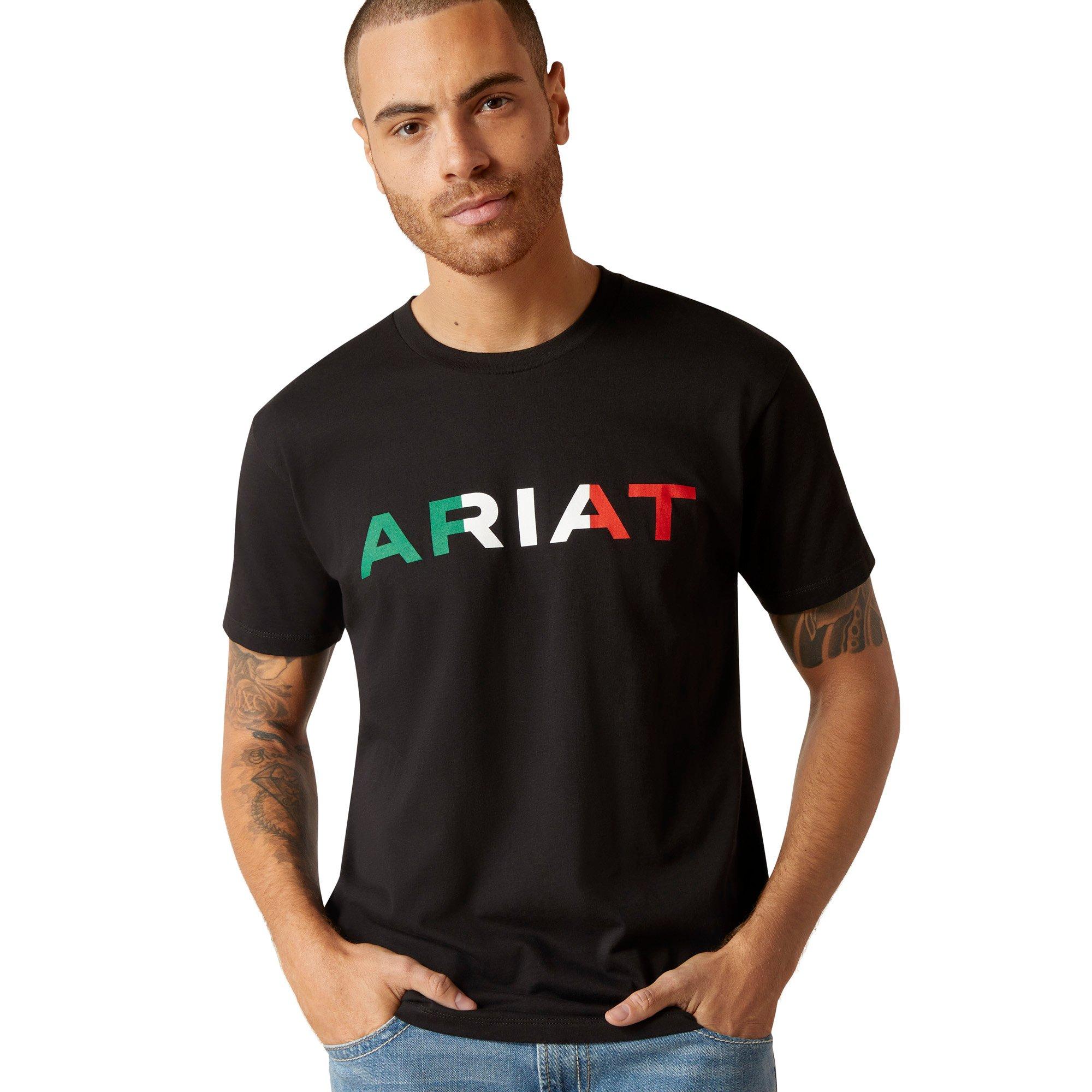 Ariat Men's Viva Mexico Tee - BLACK Thumbnail View 1