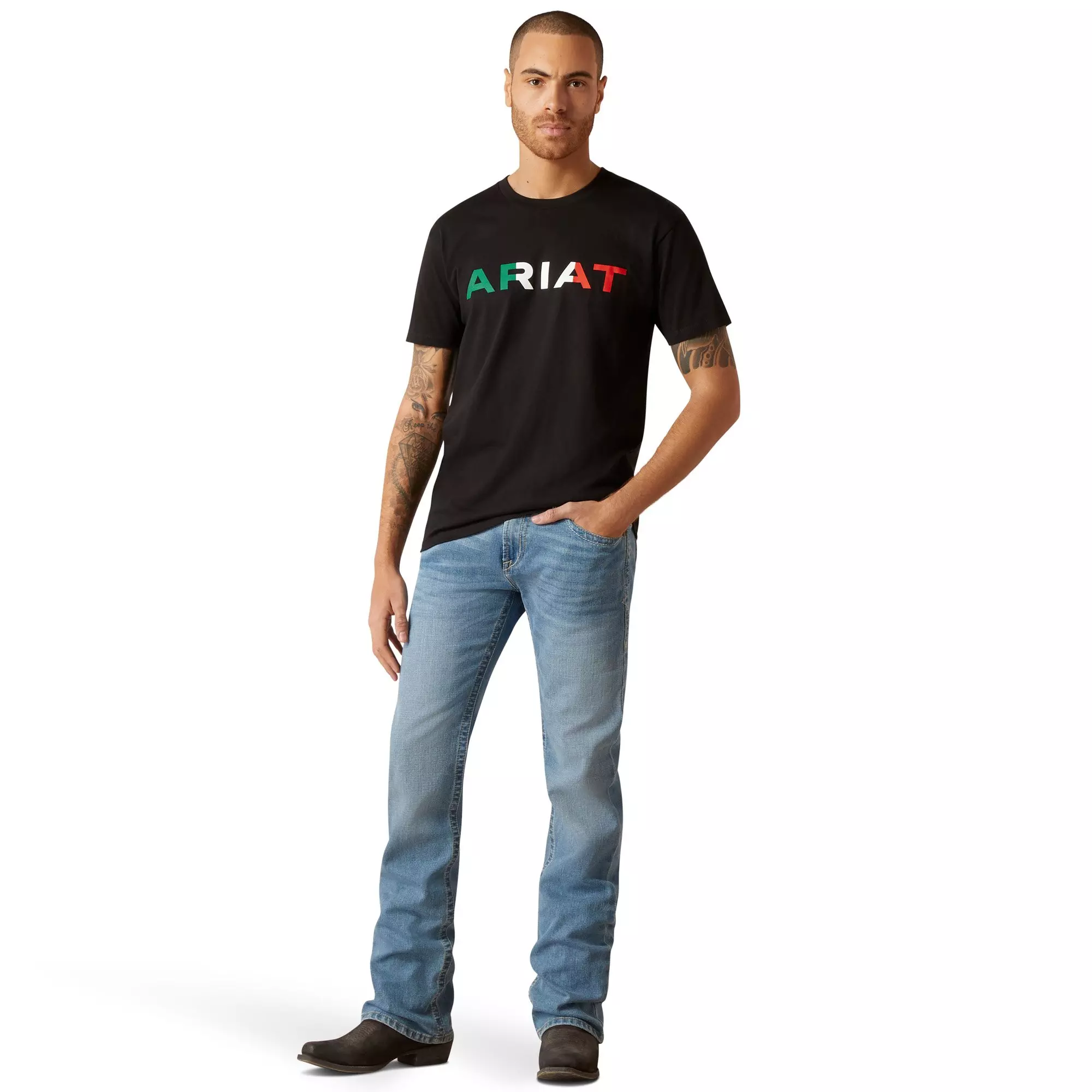 Ariat Men's Viva Mexico Tee - BLACK