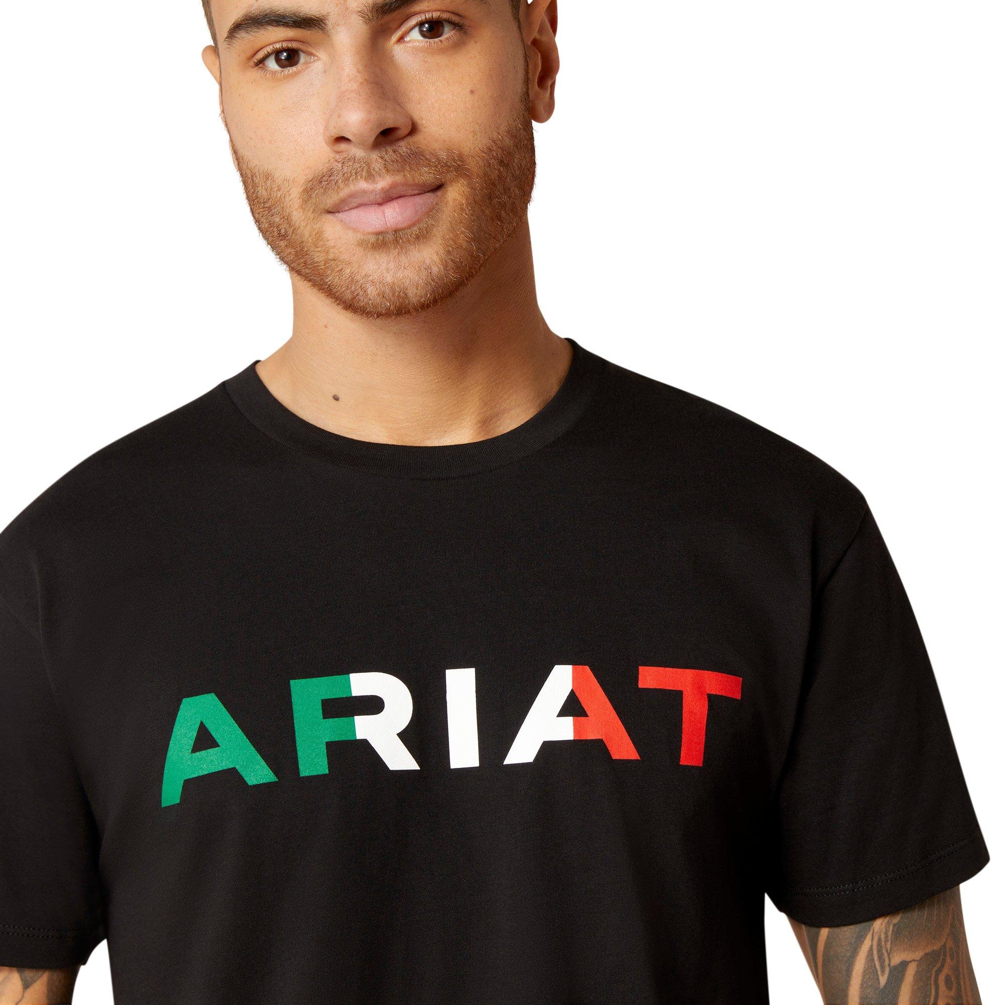 Ariat Men's Viva Mexico Tee - BLACK Thumbnail View 4