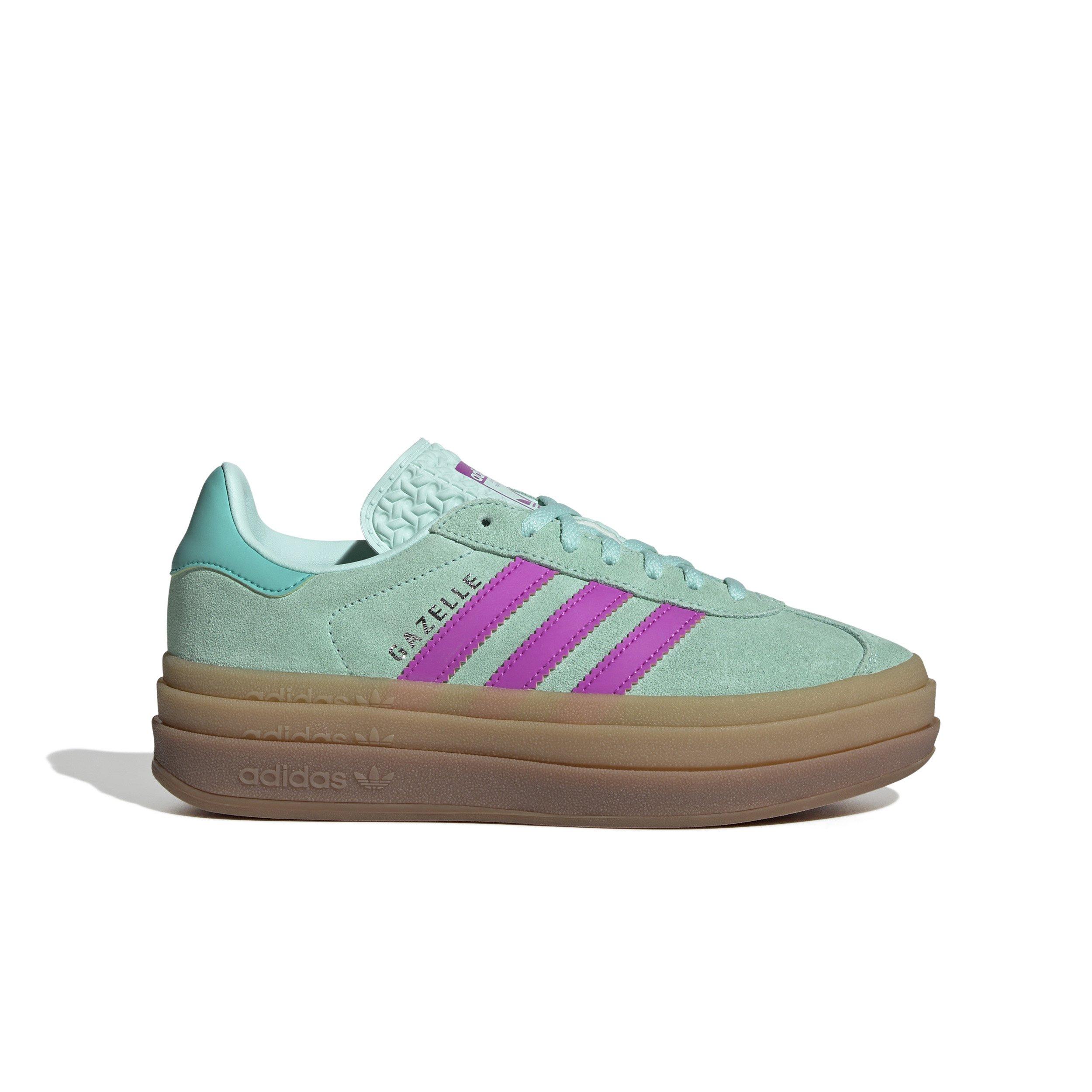adidas Originals Gazelle Bold "Clear Mint/Flash Pink/Mint Rush" Grade School Girls' Shoe - MINT Thumbnail View 1