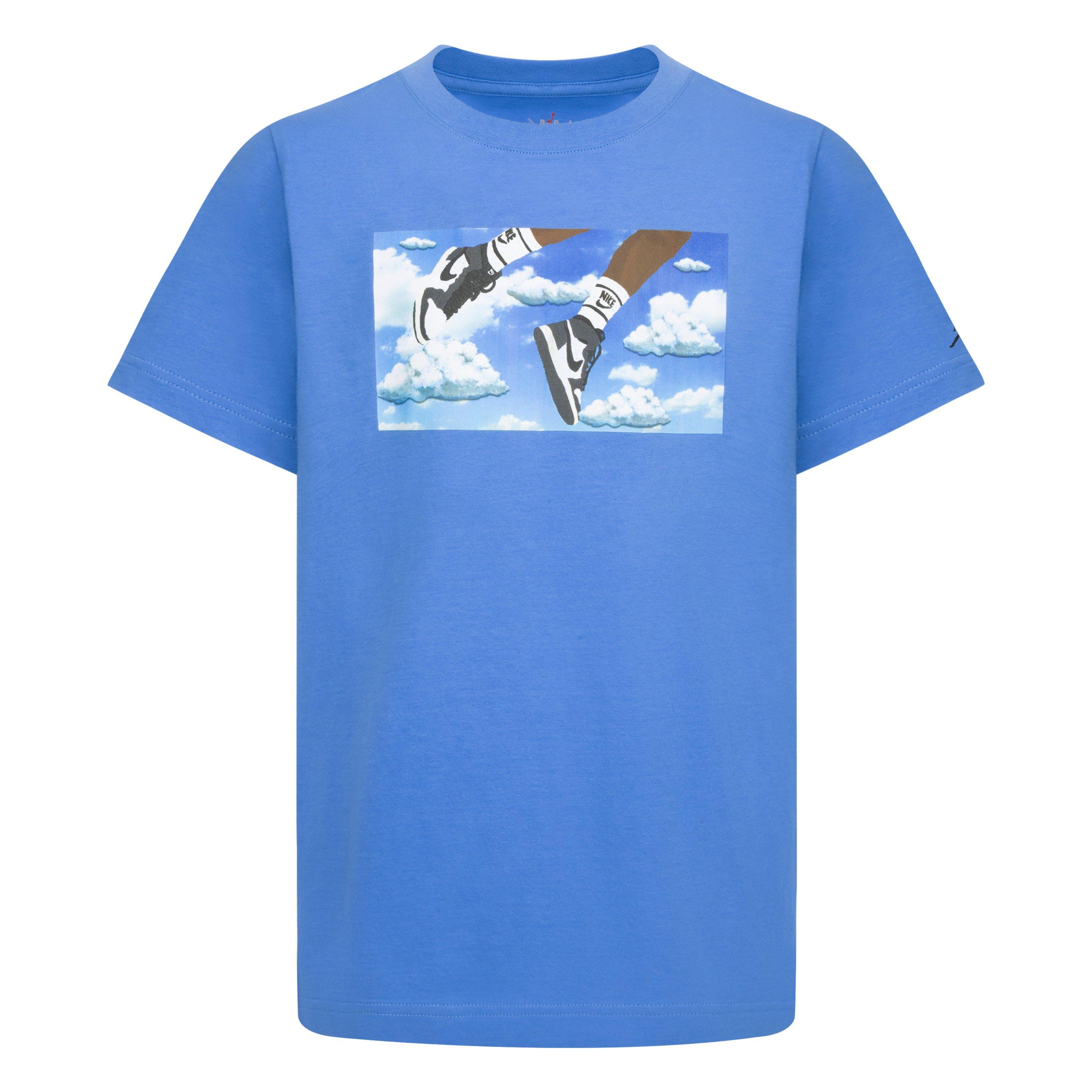 Jordan Big Boys' In Flight Tee - BLUE