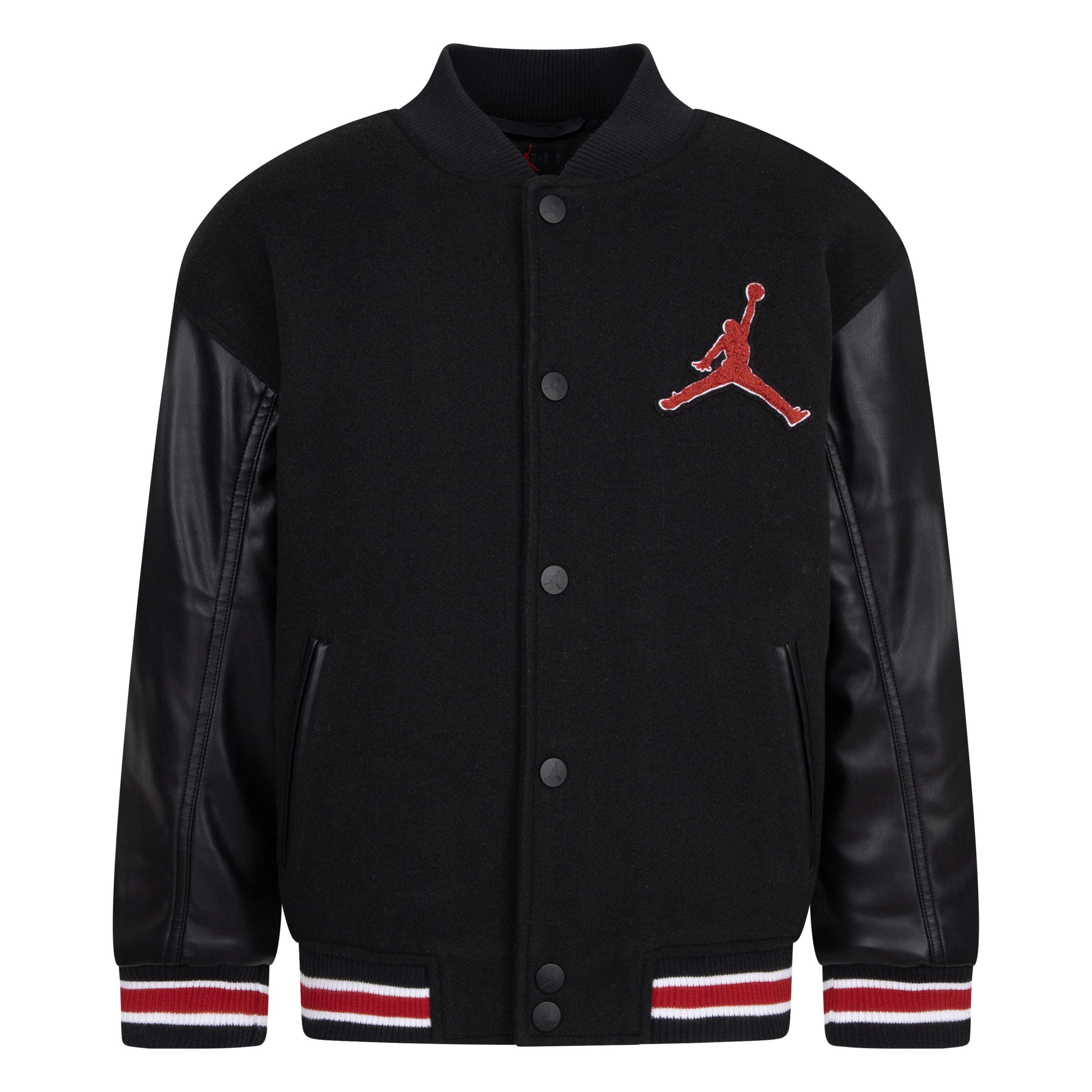 Rare Air Jordan Varsity Jacket Black Men's Size store M 706735-011