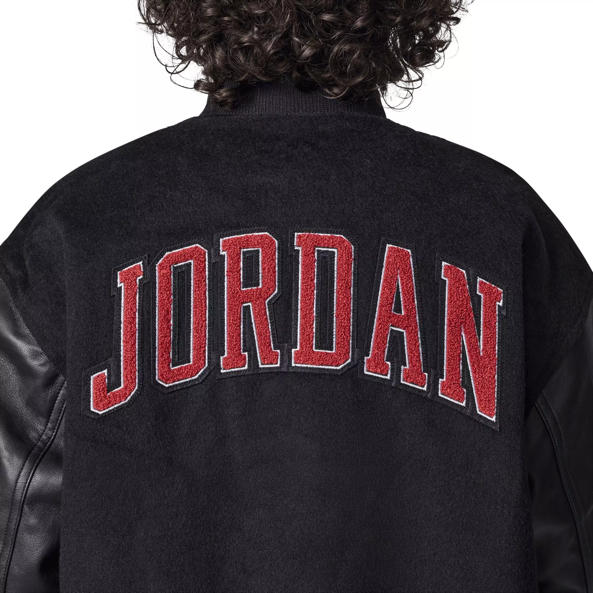 Jordan Big Boys' Varsity Jacket - Black - BLACK