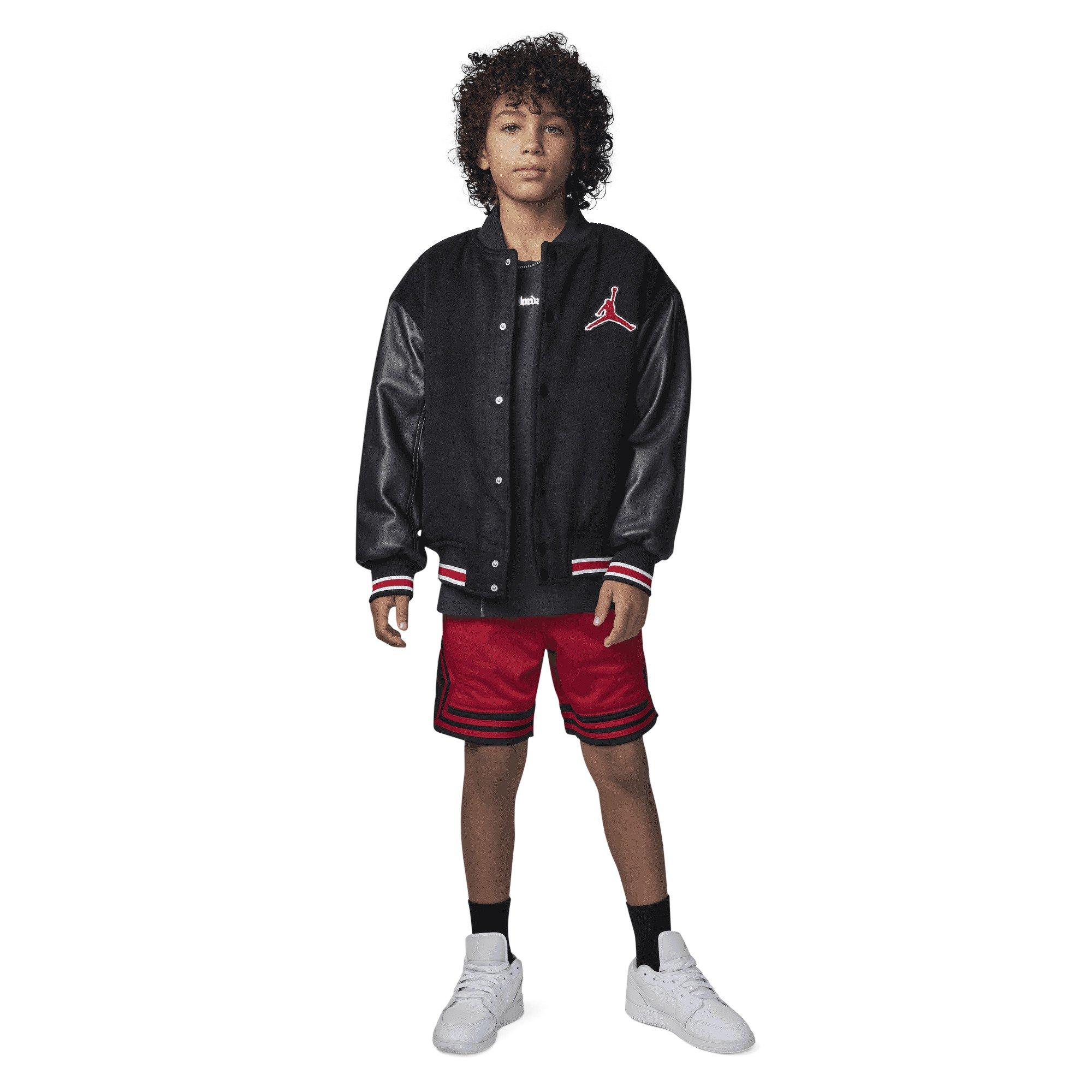 Big Boys' Jordan Varsity Jacket - Black