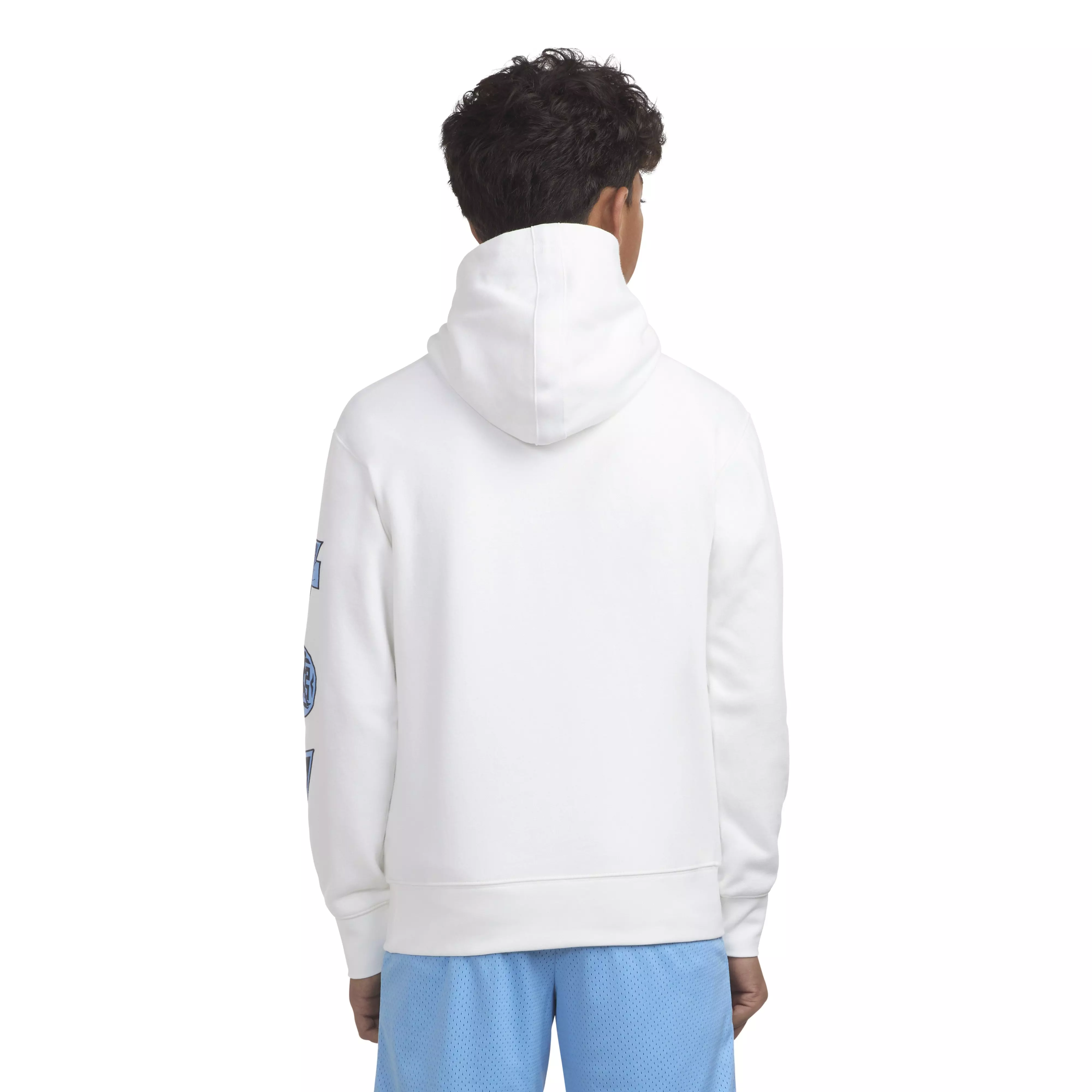 Jordan Big Boys' Shine Hoodie - WHITE