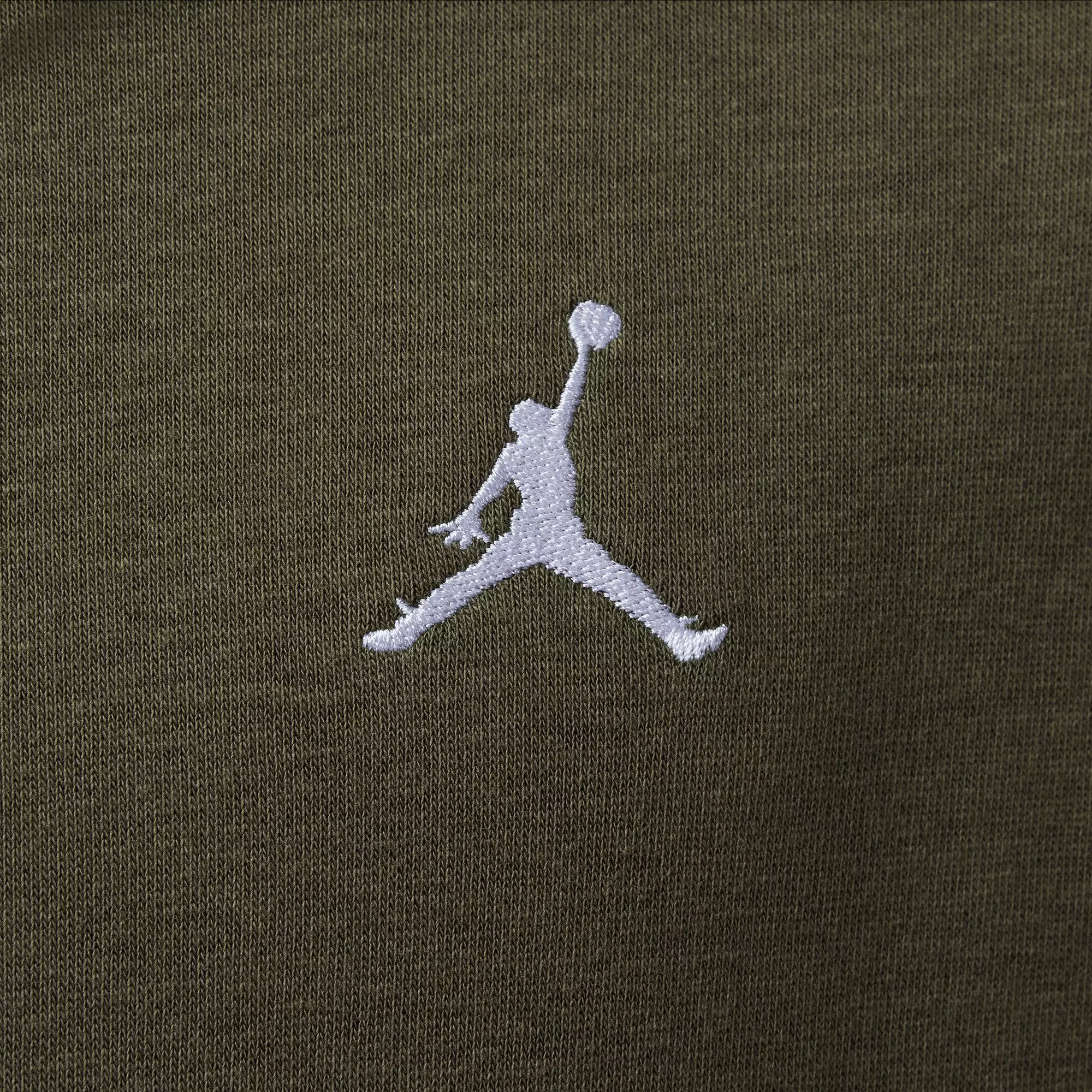 Jordan Big Boys' Brooklyn Fleece Hoodie - Green/Multi - GREEN