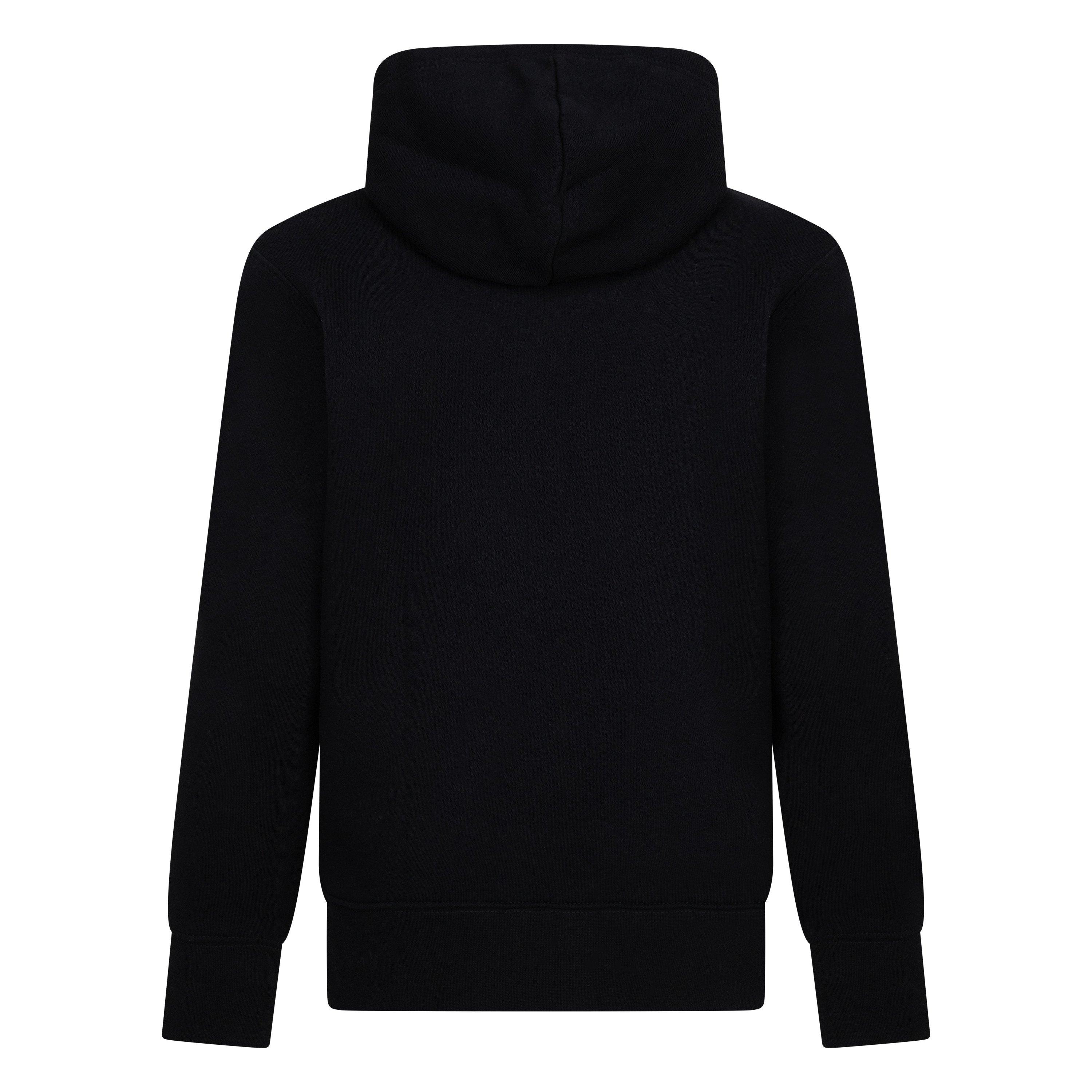 Jordan Brooklyn Fleece Big Boys' Black Hoodie