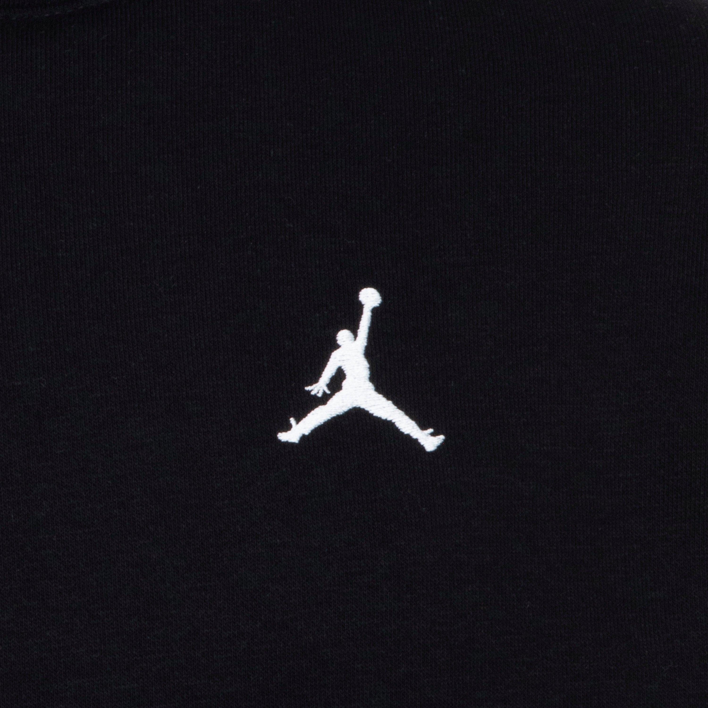 Jordan Brooklyn Fleece Big Boys' Black Hoodie