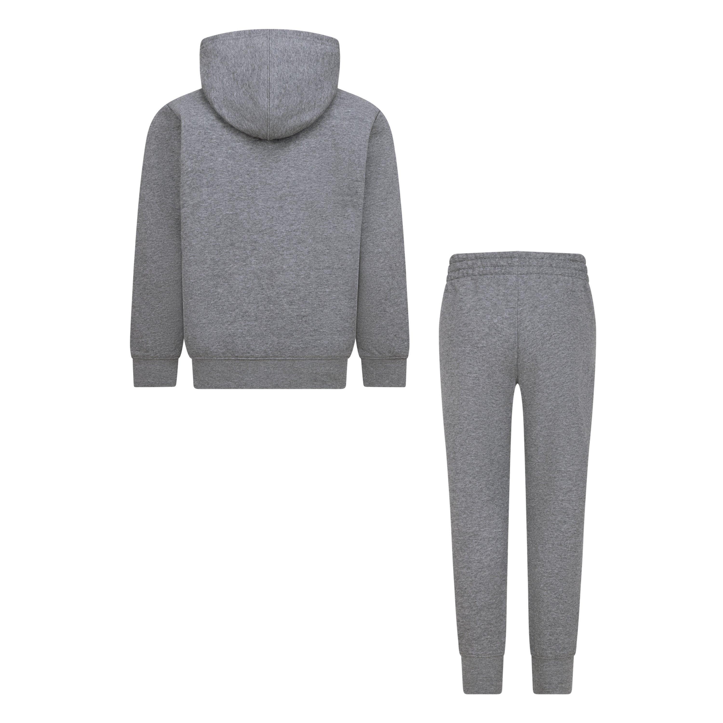 Jordan Brooklyn Fleece Hoodie Little Boys' Grey Set