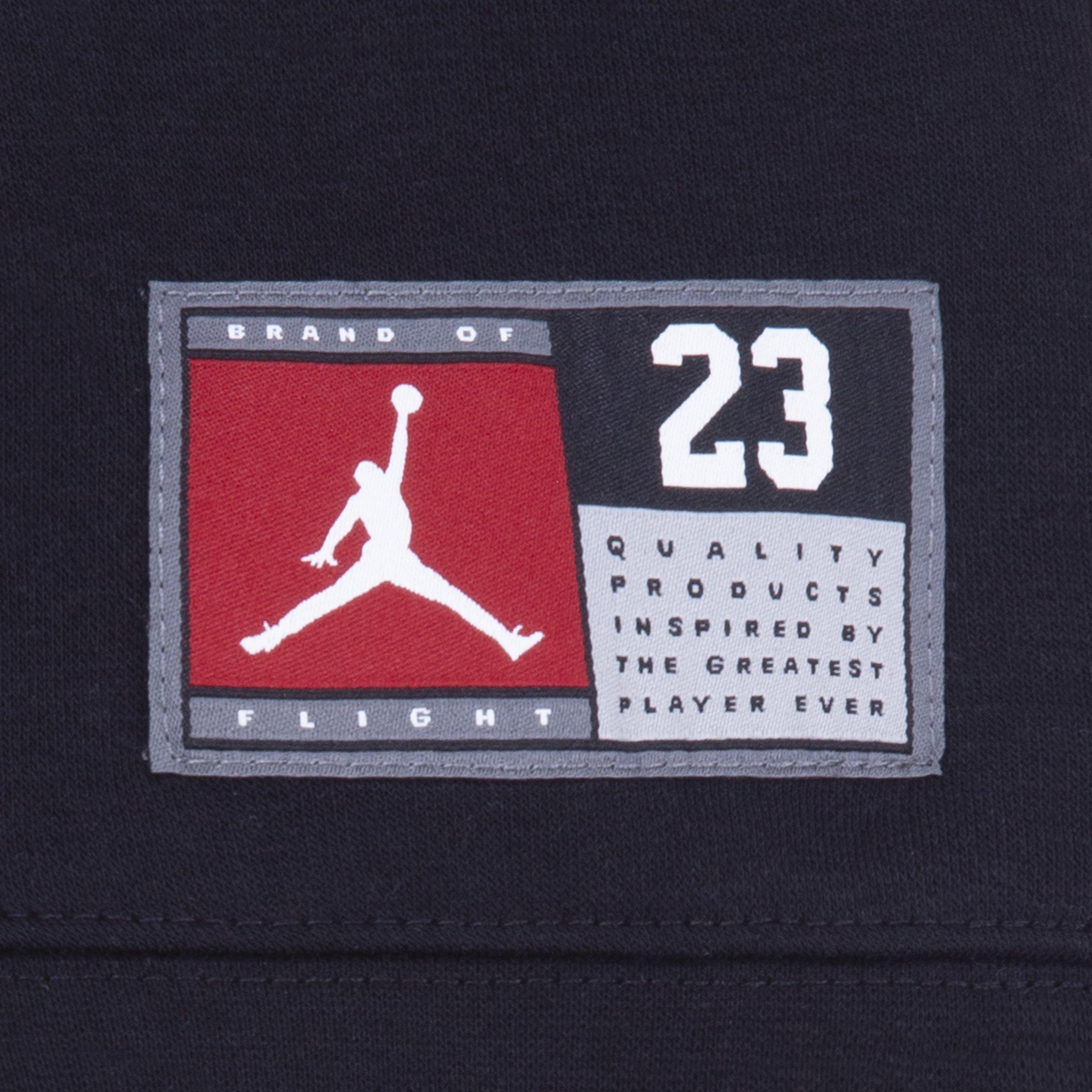 Jordan 23 Fleece Hoodie Little Boys' Black Set