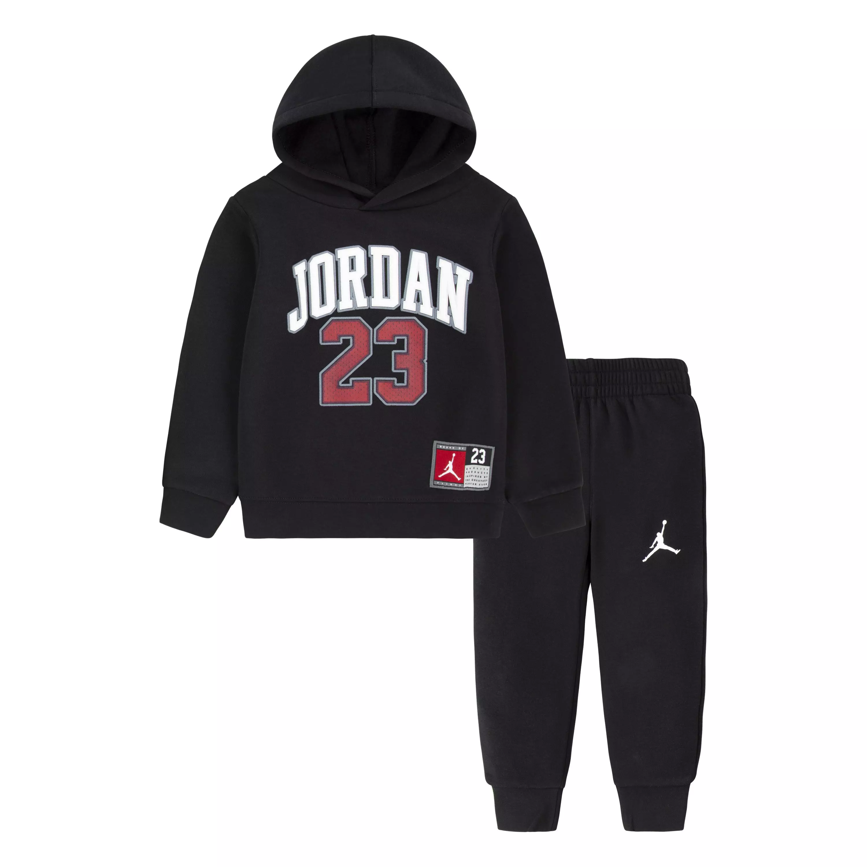 Jordan Toddler Boys' 23 Fleece Hoodie Set - Black - BLACK