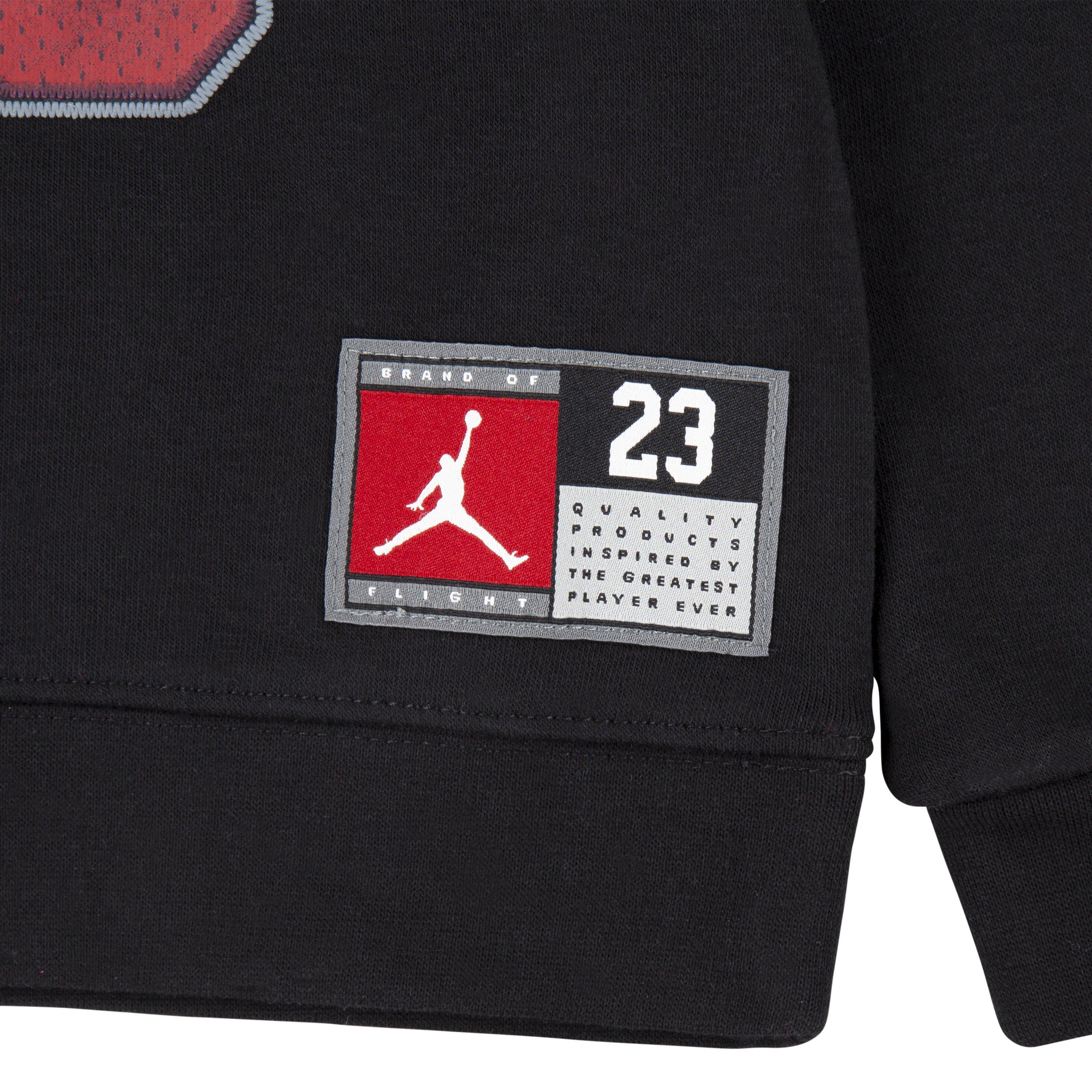 Jordan 23 Fleece Hoodie Toddler Boys' Black Set