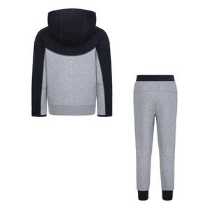 Nike Little Boys' Tech Fleece Hoodie Set - Grey/Black