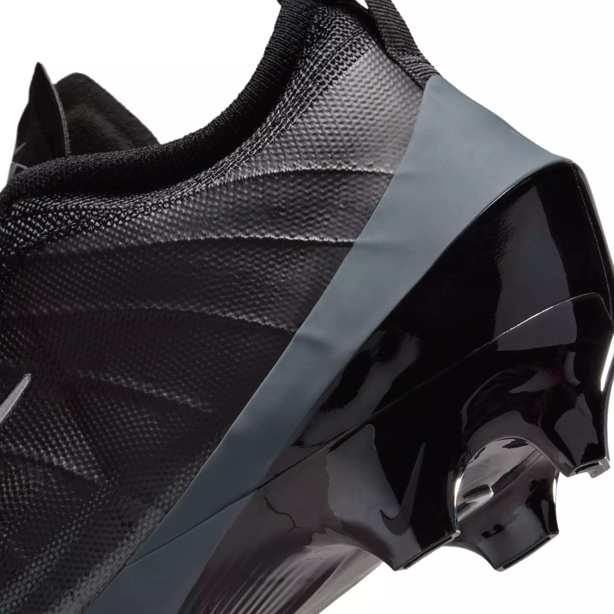 Nike Vapor Elite 1 "Black/Dark Grey/Bright Crimson" Men's Football Cleat​ - BLACK/GREY