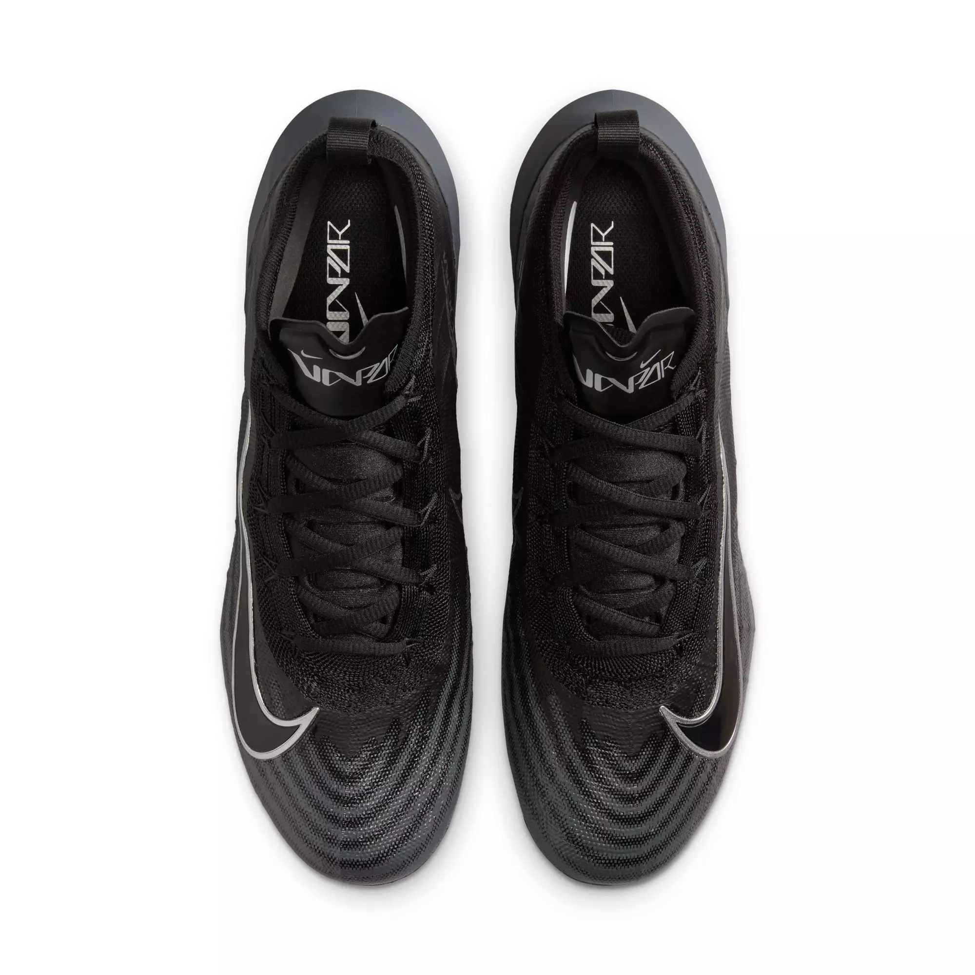 Nike Vapor Elite 1 "Black/Dark Grey/Bright Crimson" Men's Football Cleat​ - BLACK/GREY