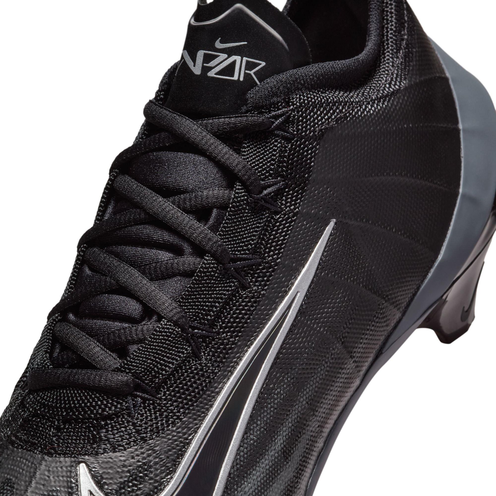 Nike Vapor Elite 1 "Black/Dark Grey/Bright Crimson" Men's Football Cleat​ - BLACK/GREY Thumbnail View 11