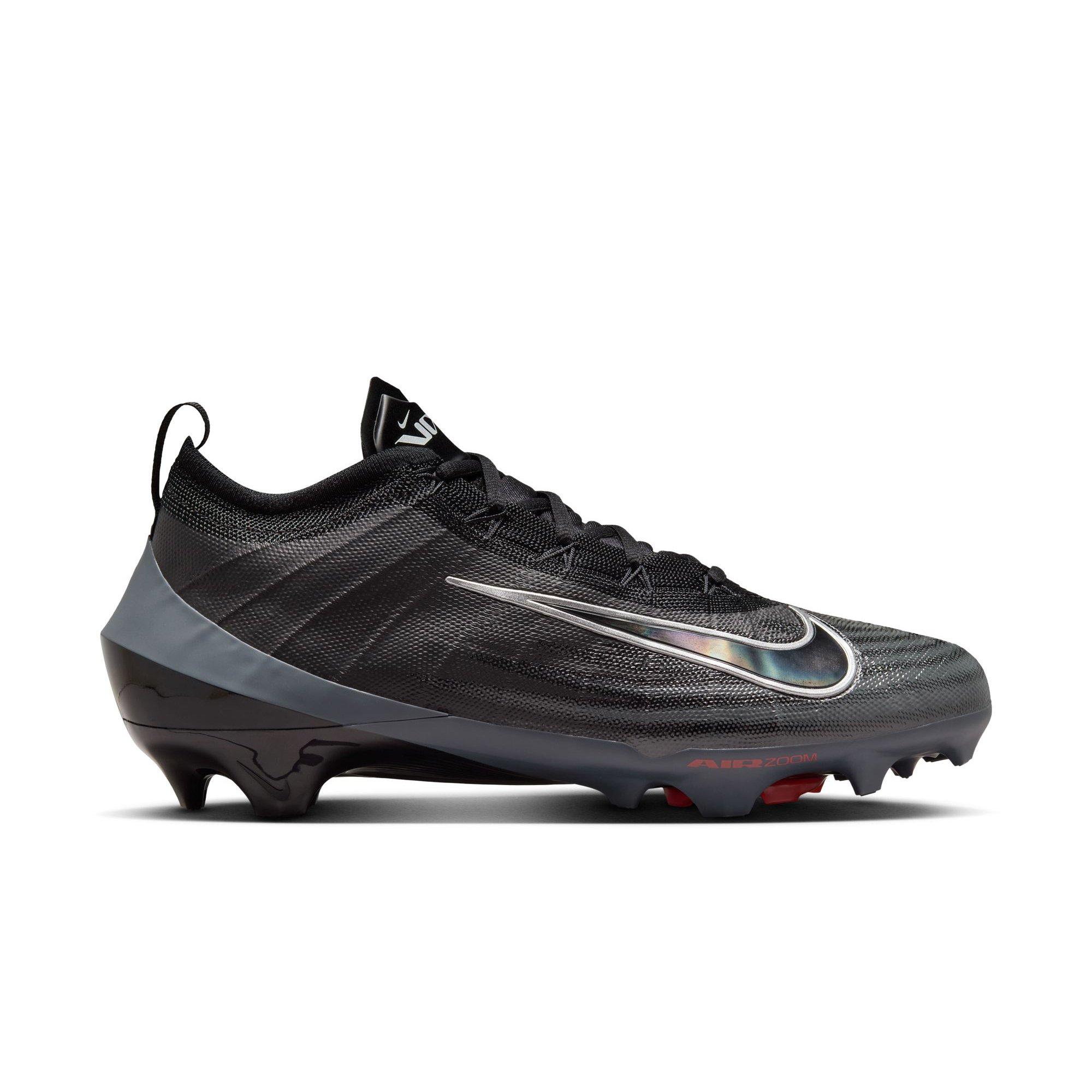 Nike Vapor Elite 1 "Black/Dark Grey/Bright Crimson" Men's Football Cleat​ - BLACK/GREY Thumbnail View 1