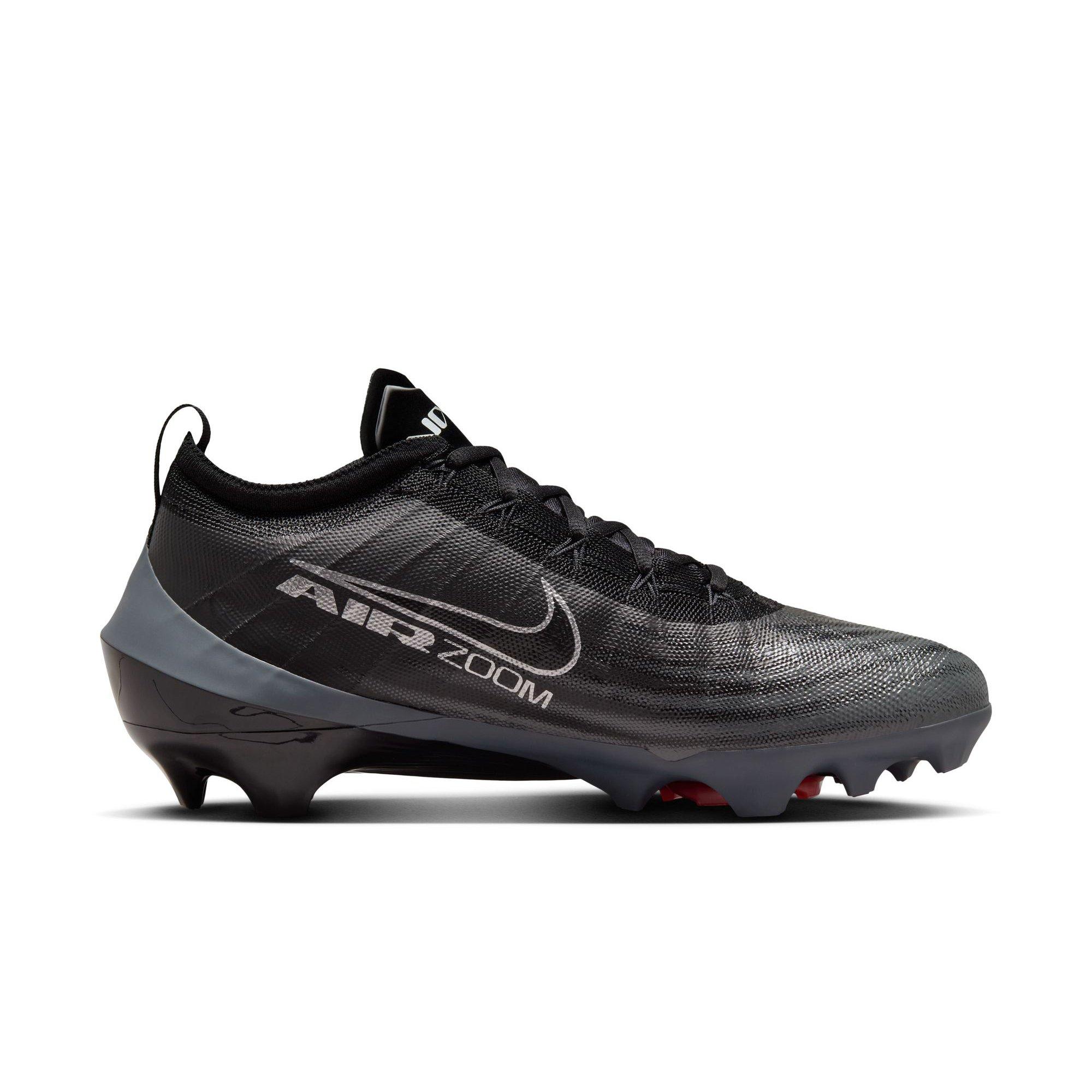 Nike Vapor Elite 1 "Black/Dark Grey/Bright Crimson" Men's Football Cleat​ - BLACK/GREY Thumbnail View 2