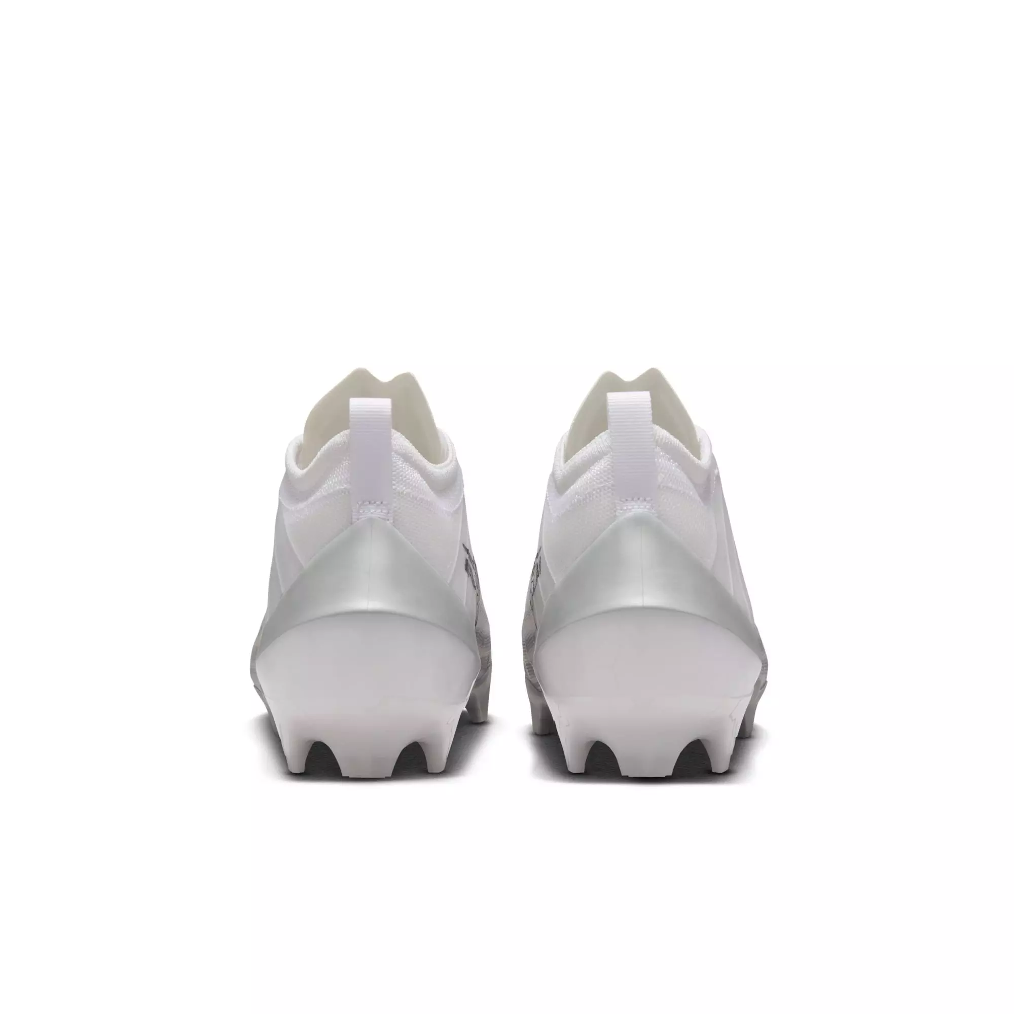 Nike Vapor Elite 1 "White/Metallic Silver/Summit White" Men's Football Cleat - WHITE/SILVER