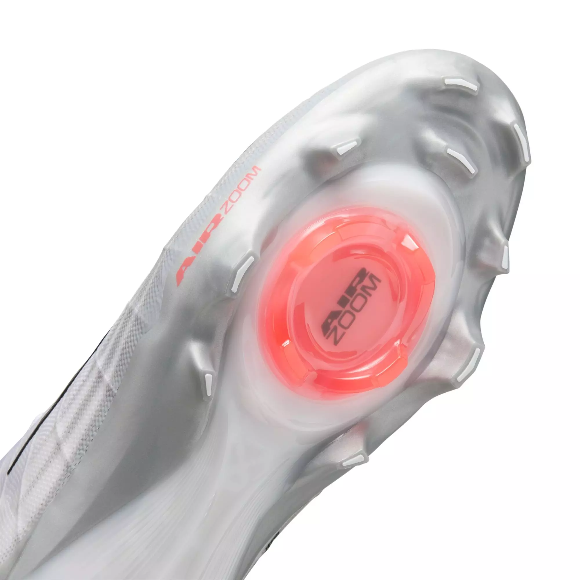 Nike Vapor Elite 1 "White/Metallic Silver/Summit White" Men's Football Cleat - WHITE/SILVER