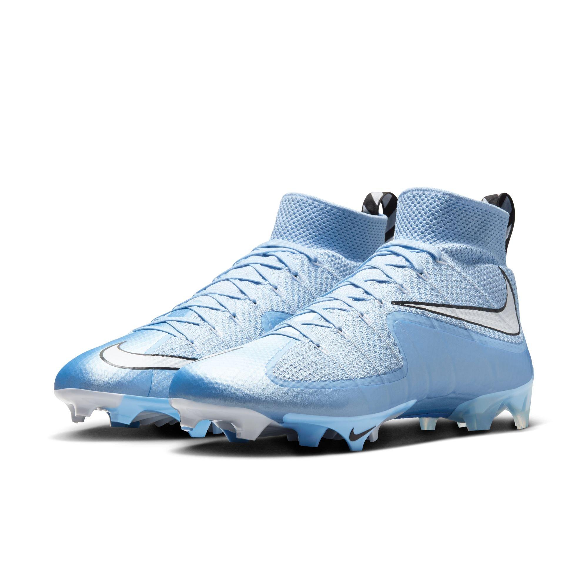 Nike Vapor Edge 360 "Untouchable" Men's Football Cleat - LT BLUE/WHITE Thumbnail View 3