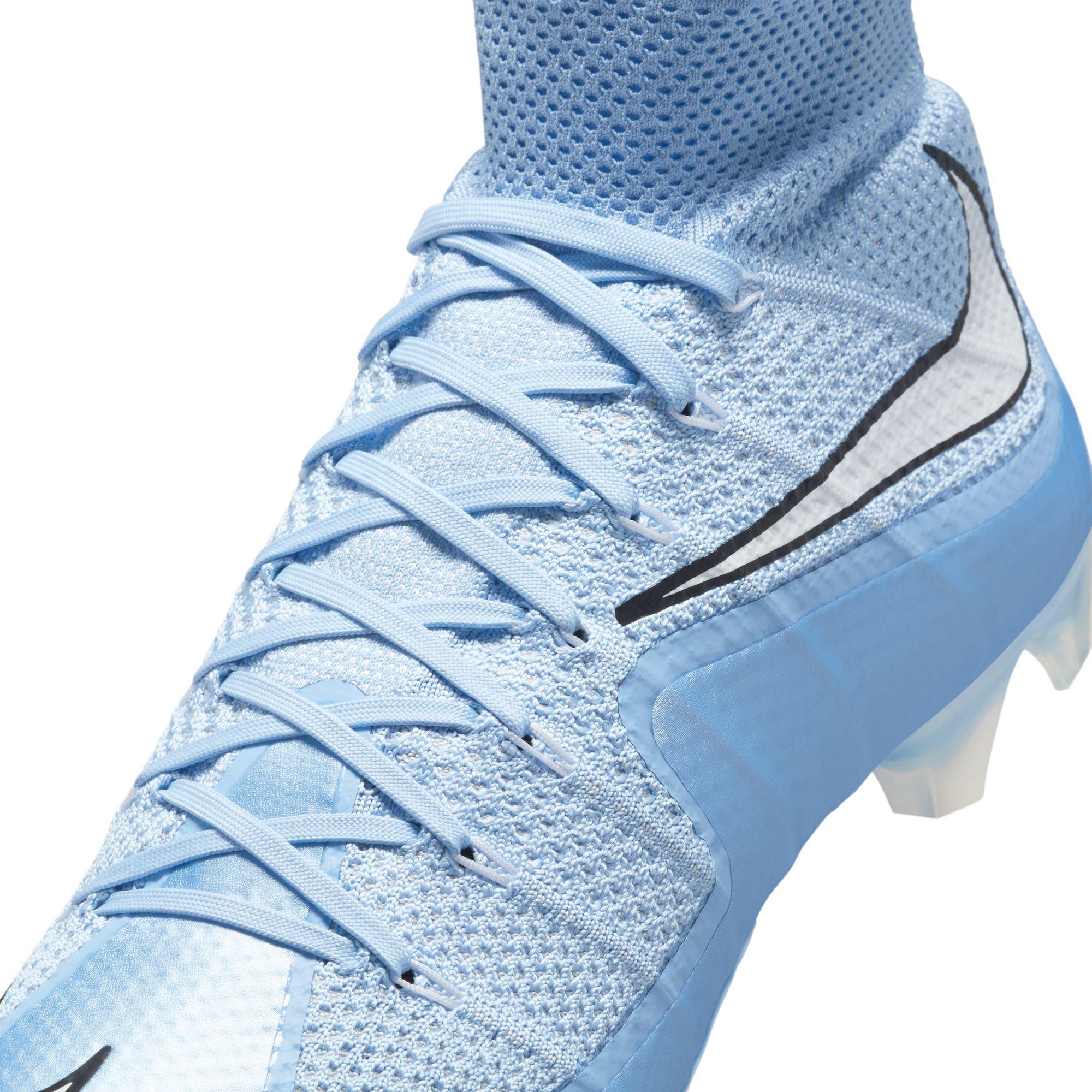 Nike Vapor Edge 360 "Untouchable" Men's Football Cleat - LT BLUE/WHITE Thumbnail View 4