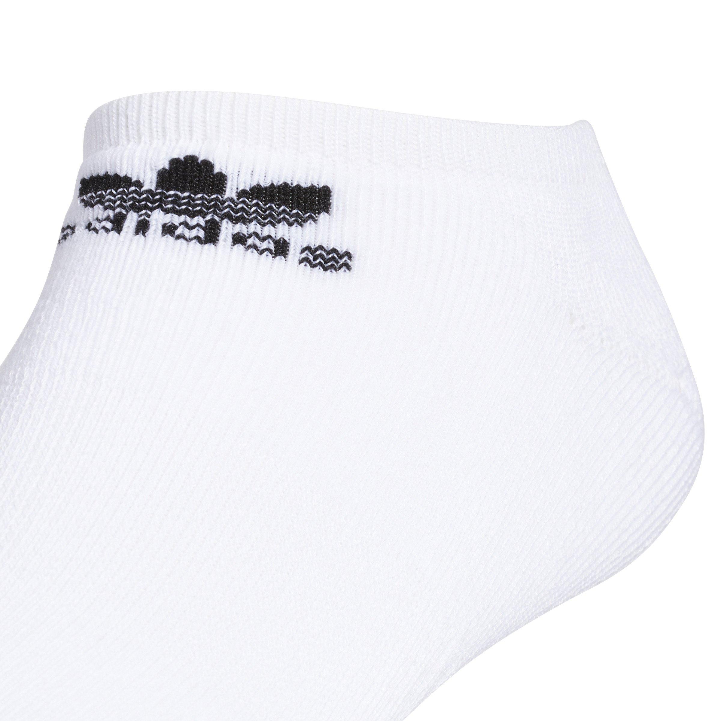 adidas Originals Men's Trefoil No-Show Socks-6PK - BLACK/WHITE Thumbnail View 3