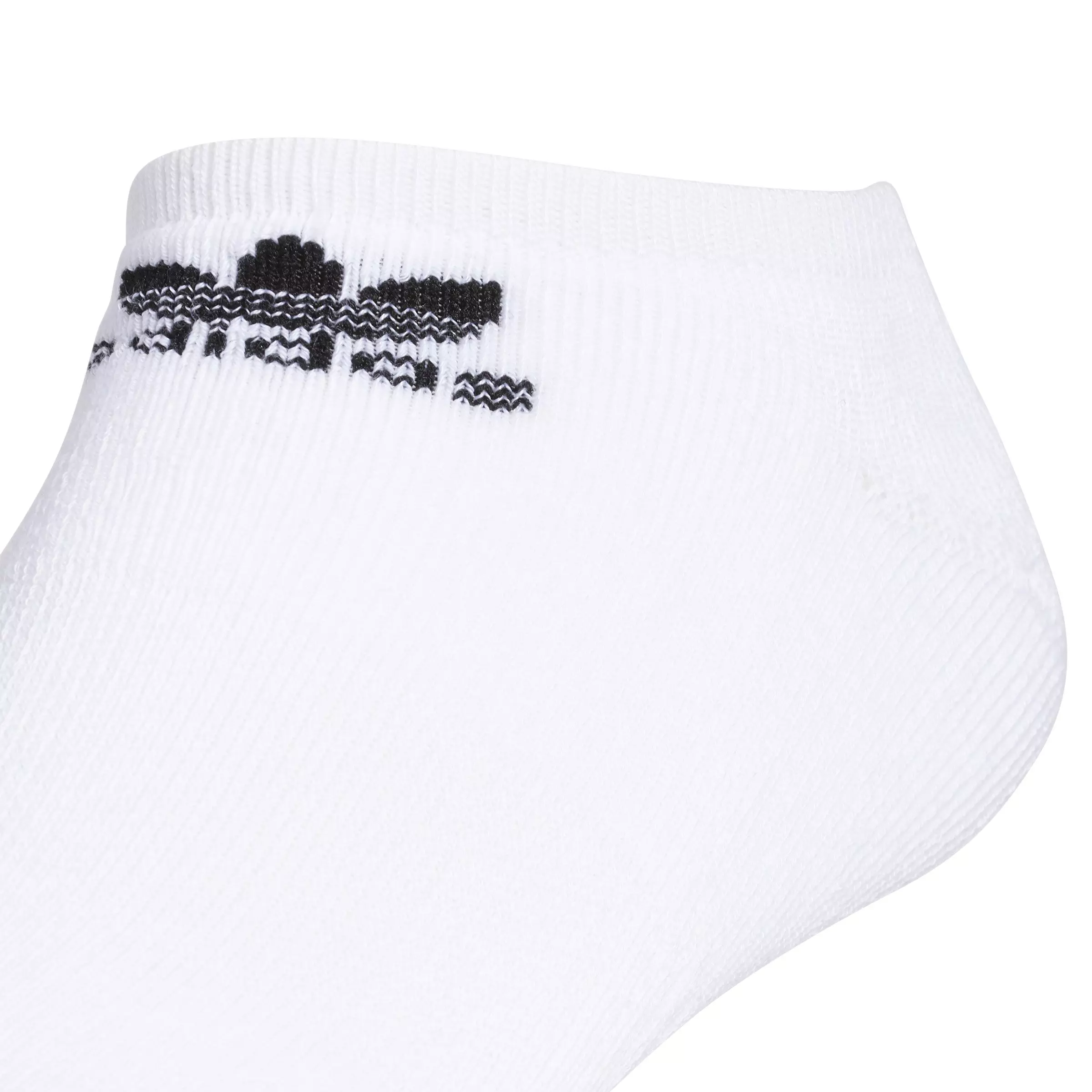 adidas Originals Men's Trefoil No-Show Socks-6PK - BLACK/WHITE