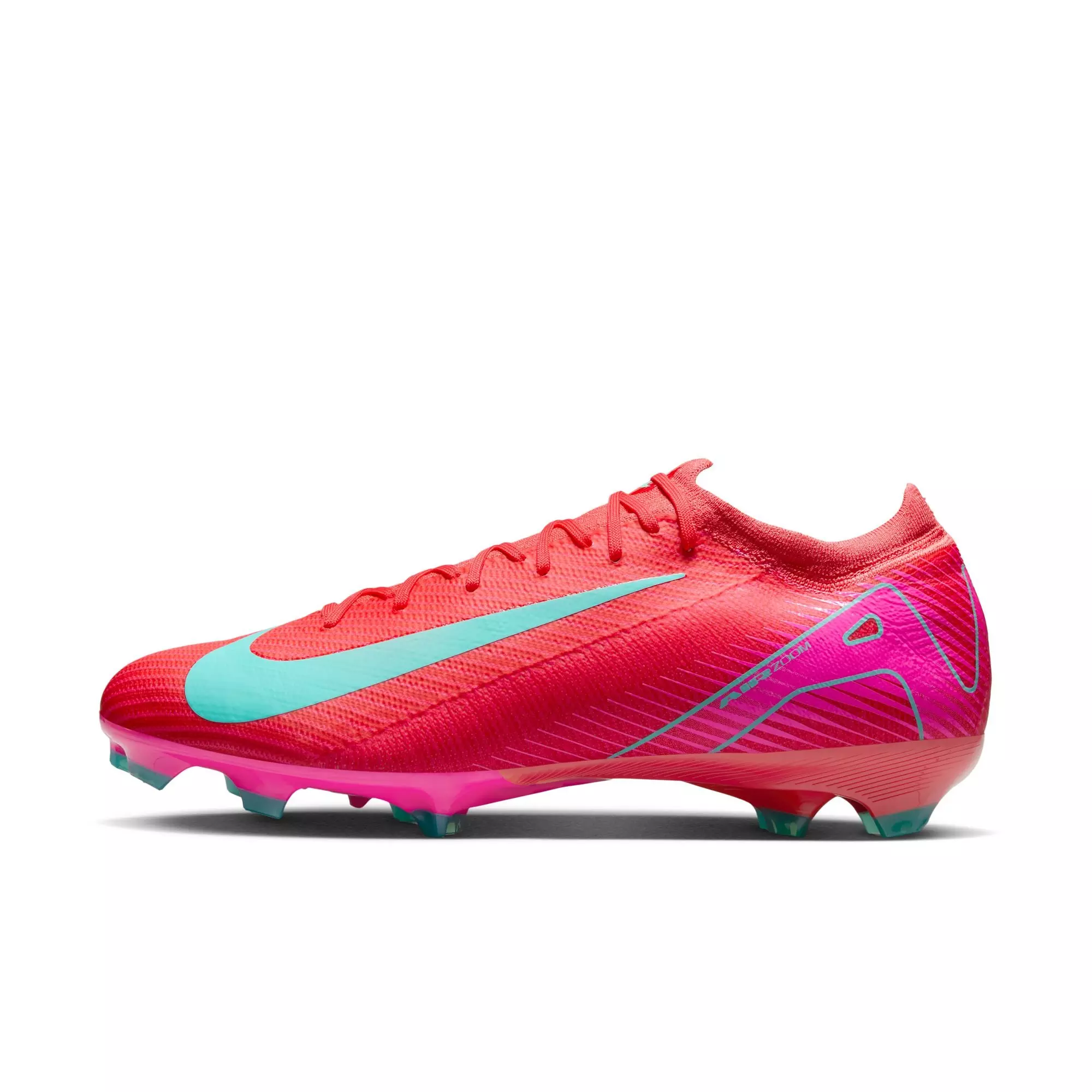 Nike Mercurial Vapor 16 FG "Ember Glow/Aurora Green" Men's Soccer Cleat - PINK/BLUE