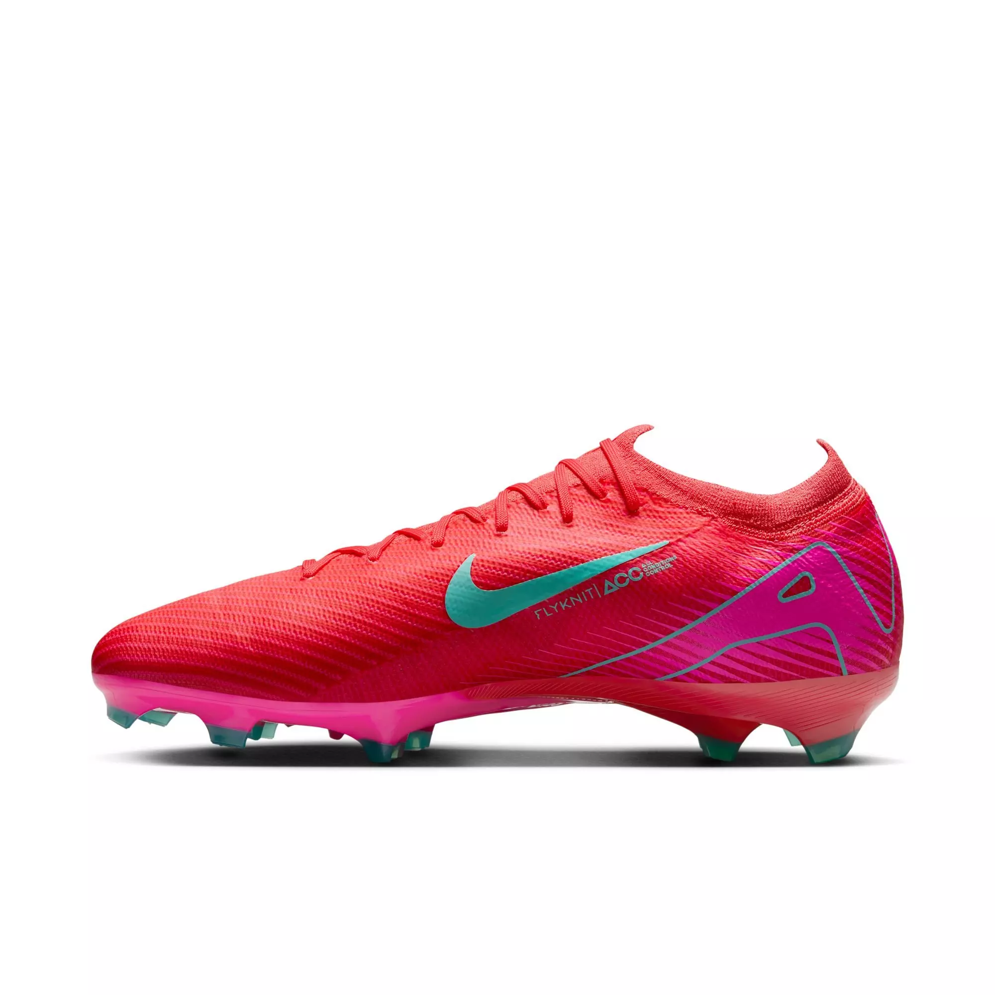 Nike Mercurial Vapor 16 FG "Ember Glow/Aurora Green" Men's Soccer Cleat - PINK/BLUE