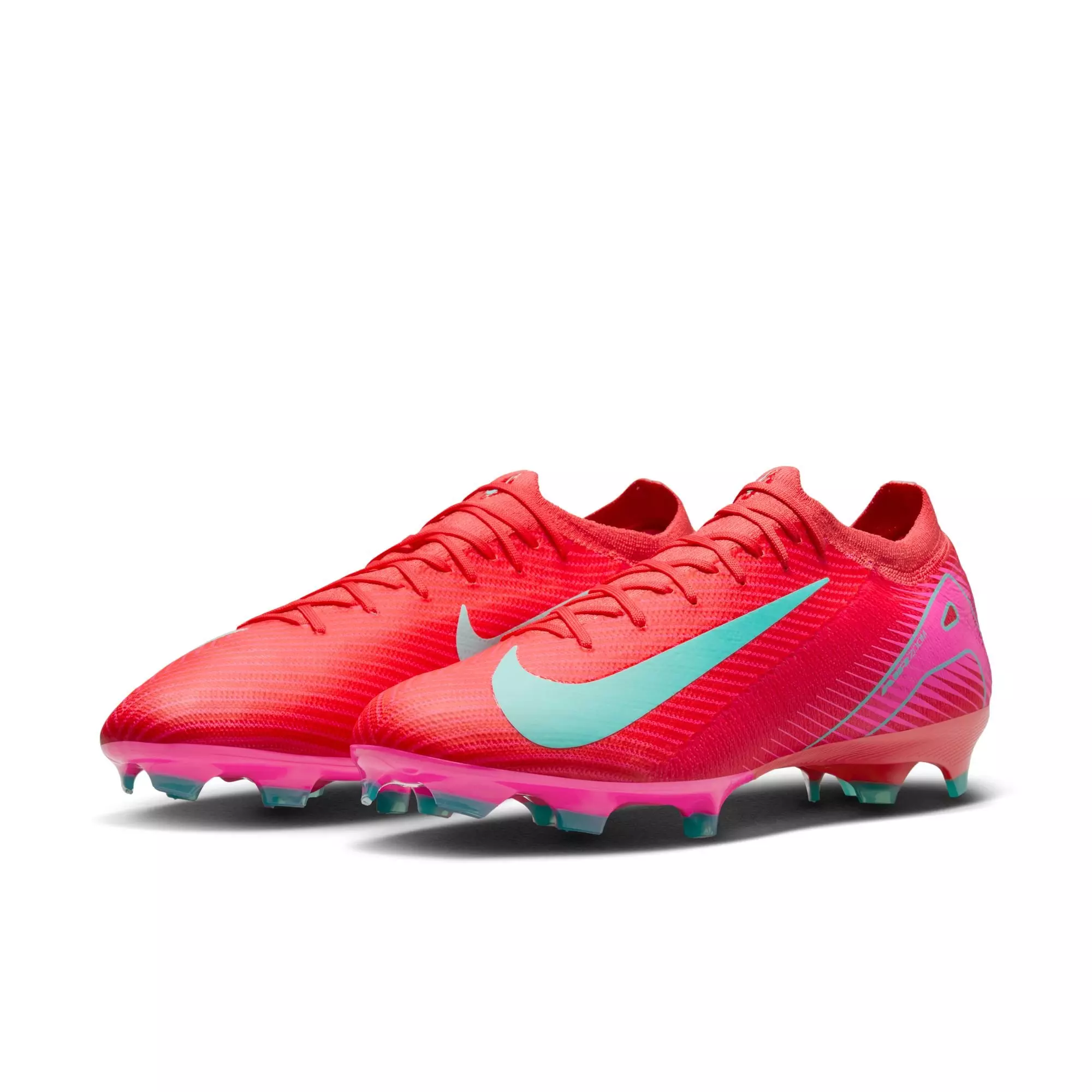 Nike Mercurial Vapor 16 FG "Ember Glow/Aurora Green" Men's Soccer Cleat - PINK/BLUE