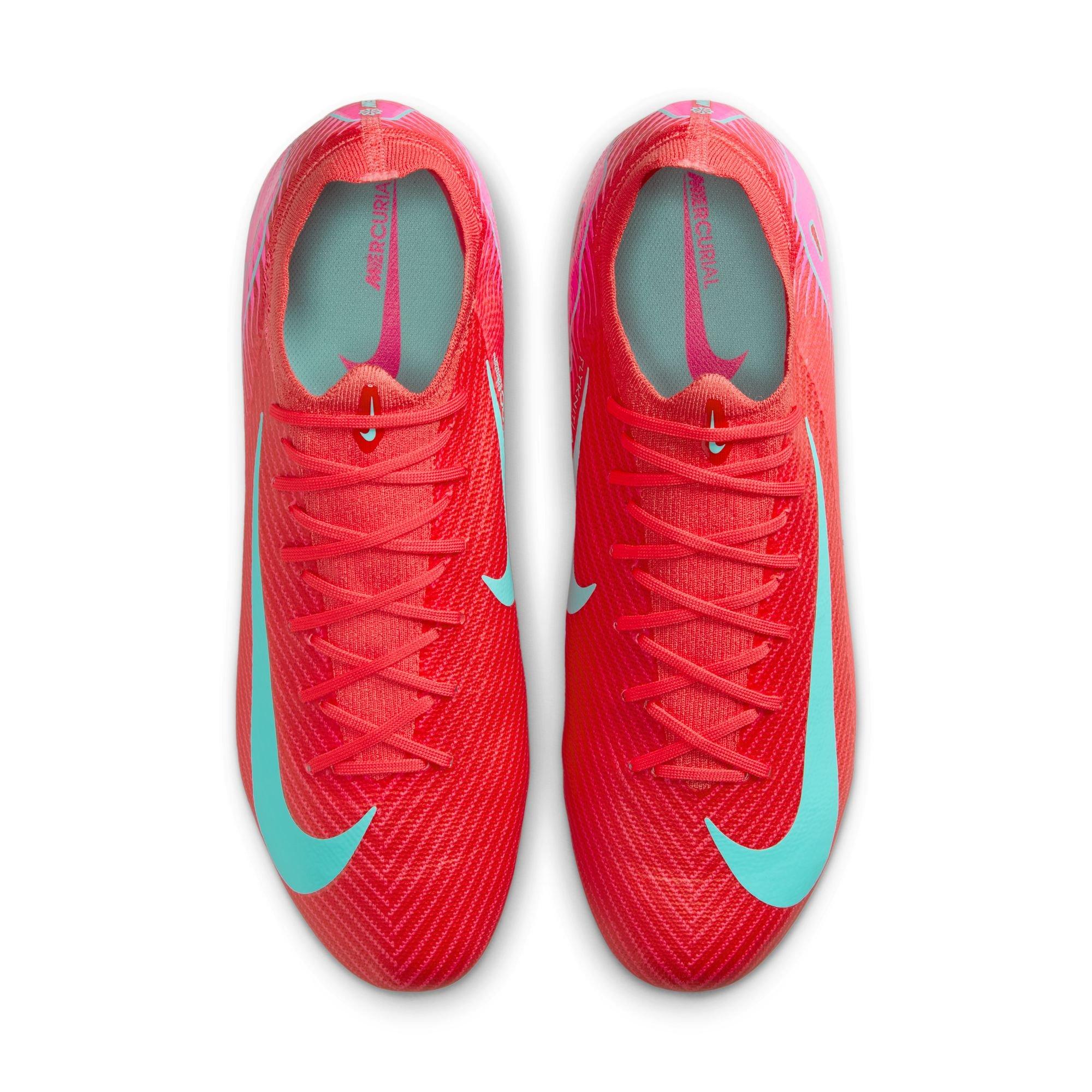 Nike Mercurial Vapor 16 FG "Ember Glow/Aurora Green" Men's Soccer Cleat - PINK/BLUE Thumbnail View 6