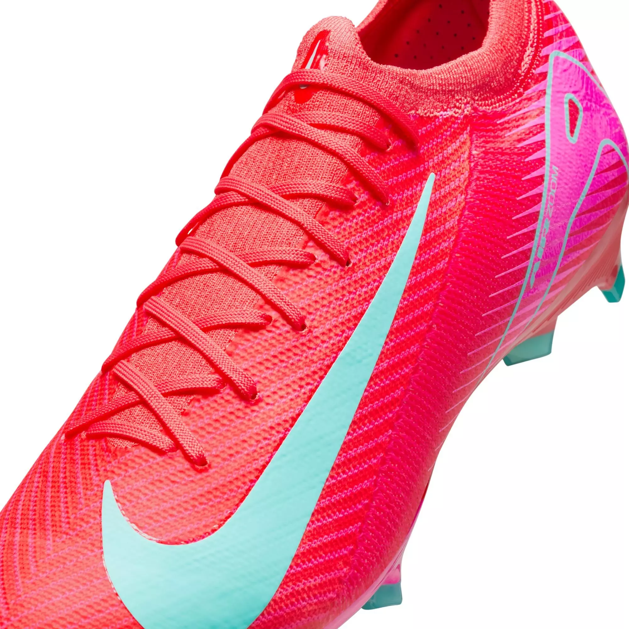 Nike Mercurial Vapor 16 FG "Ember Glow/Aurora Green" Men's Soccer Cleat - PINK/BLUE