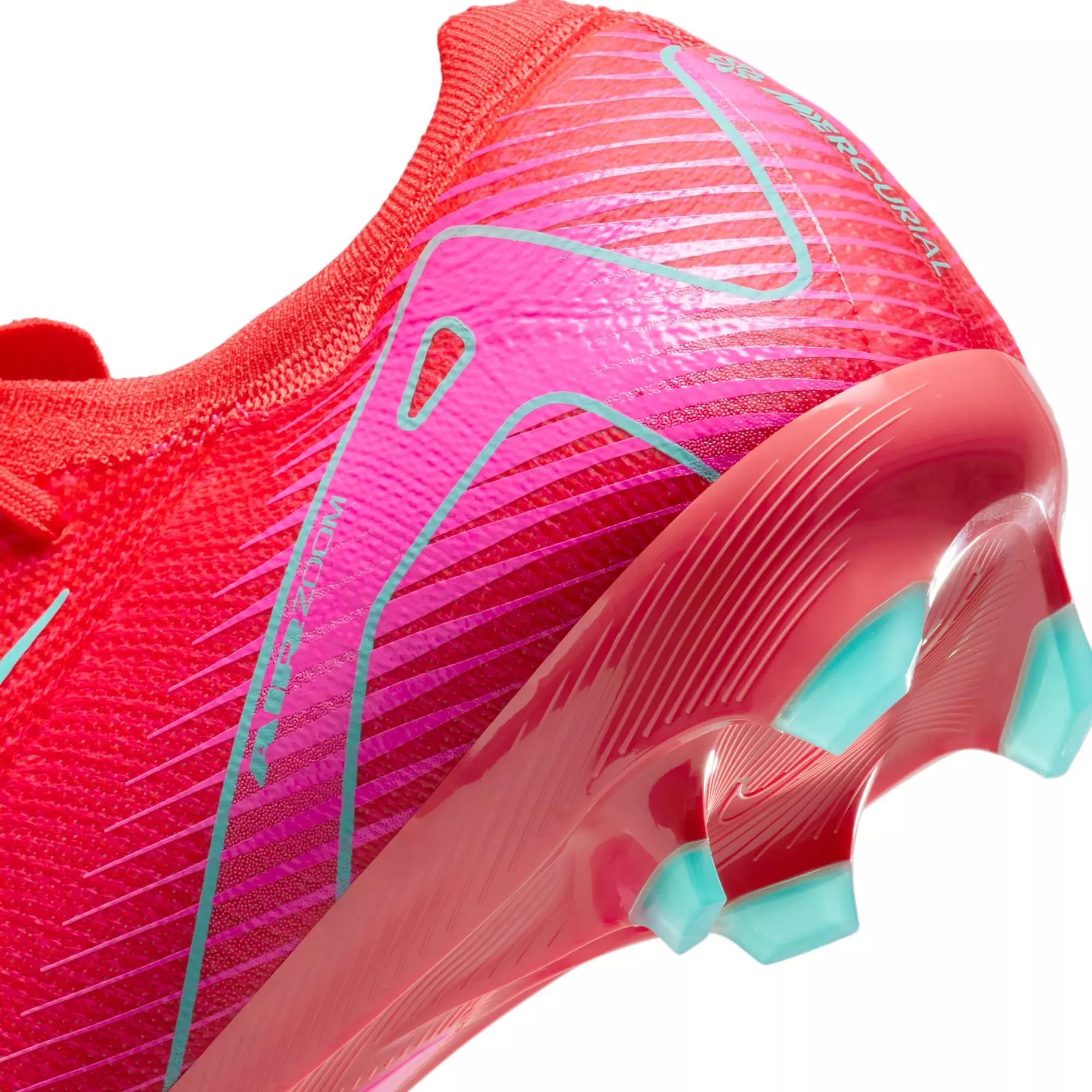 Nike Mercurial Vapor 16 FG "Ember Glow/Aurora Green" Men's Soccer Cleat - PINK/BLUE
