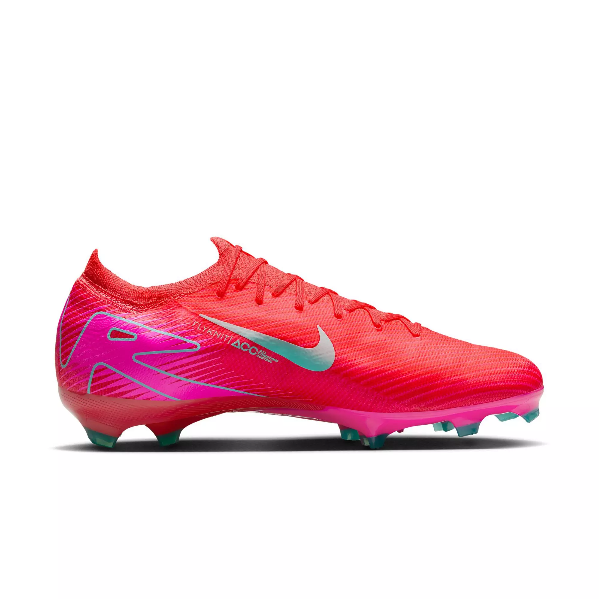 Nike Mercurial Vapor 16 FG "Ember Glow/Aurora Green" Men's Soccer Cleat - PINK/BLUE
