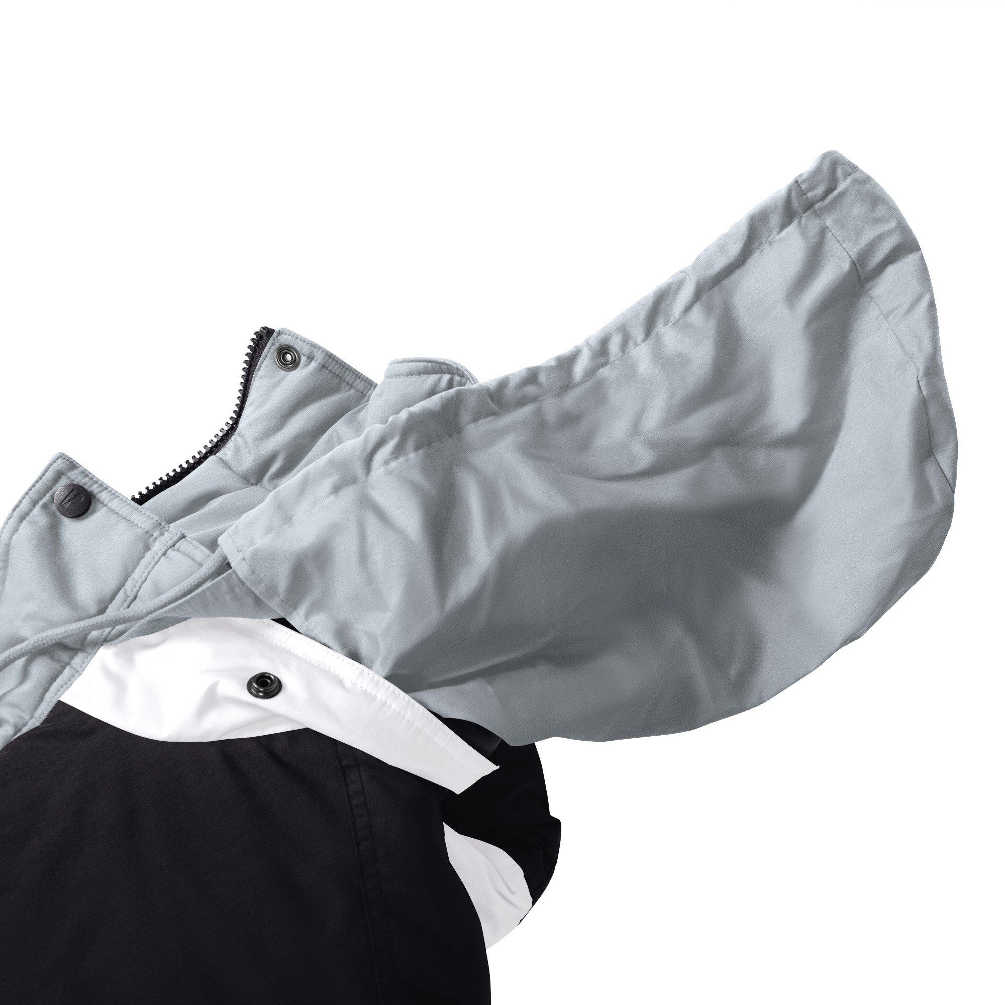 Starter Men's Los Angeles Kings Tape Jacket-Black/Silver - BLACK/SILVER Thumbnail View 3