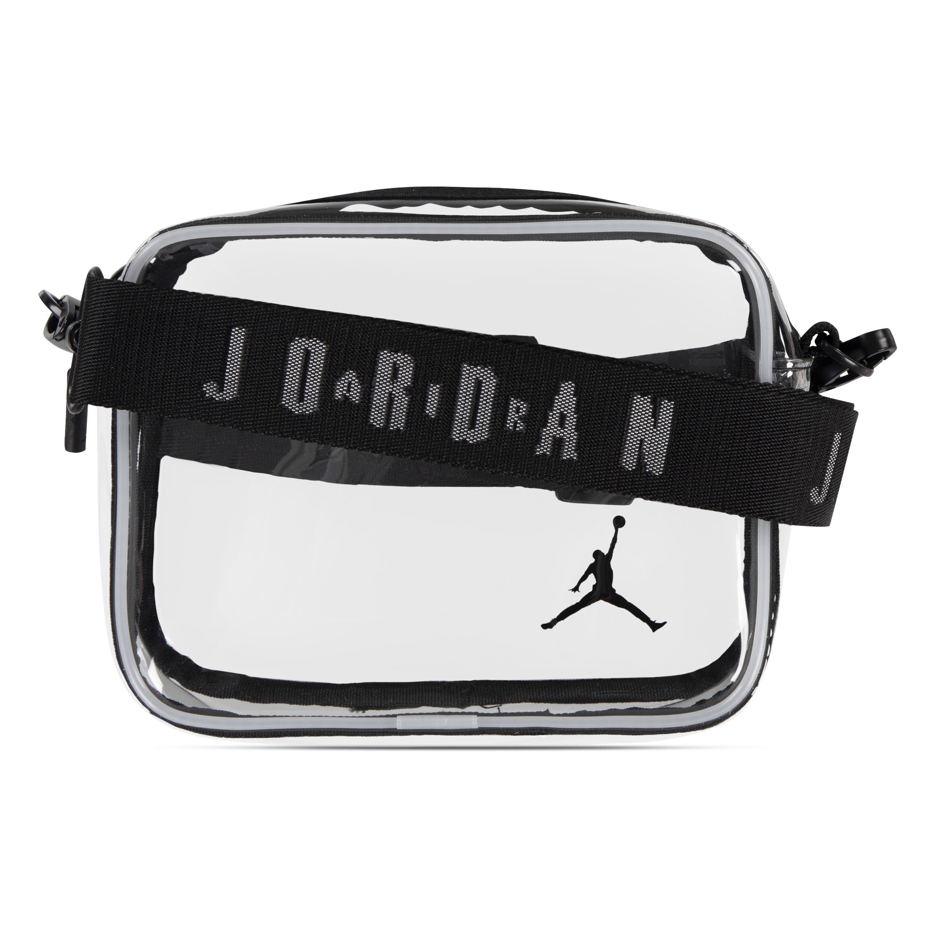 Jordan Stadium Crossbody Clear Bag - Black - CLEAR Thumbnail View 1