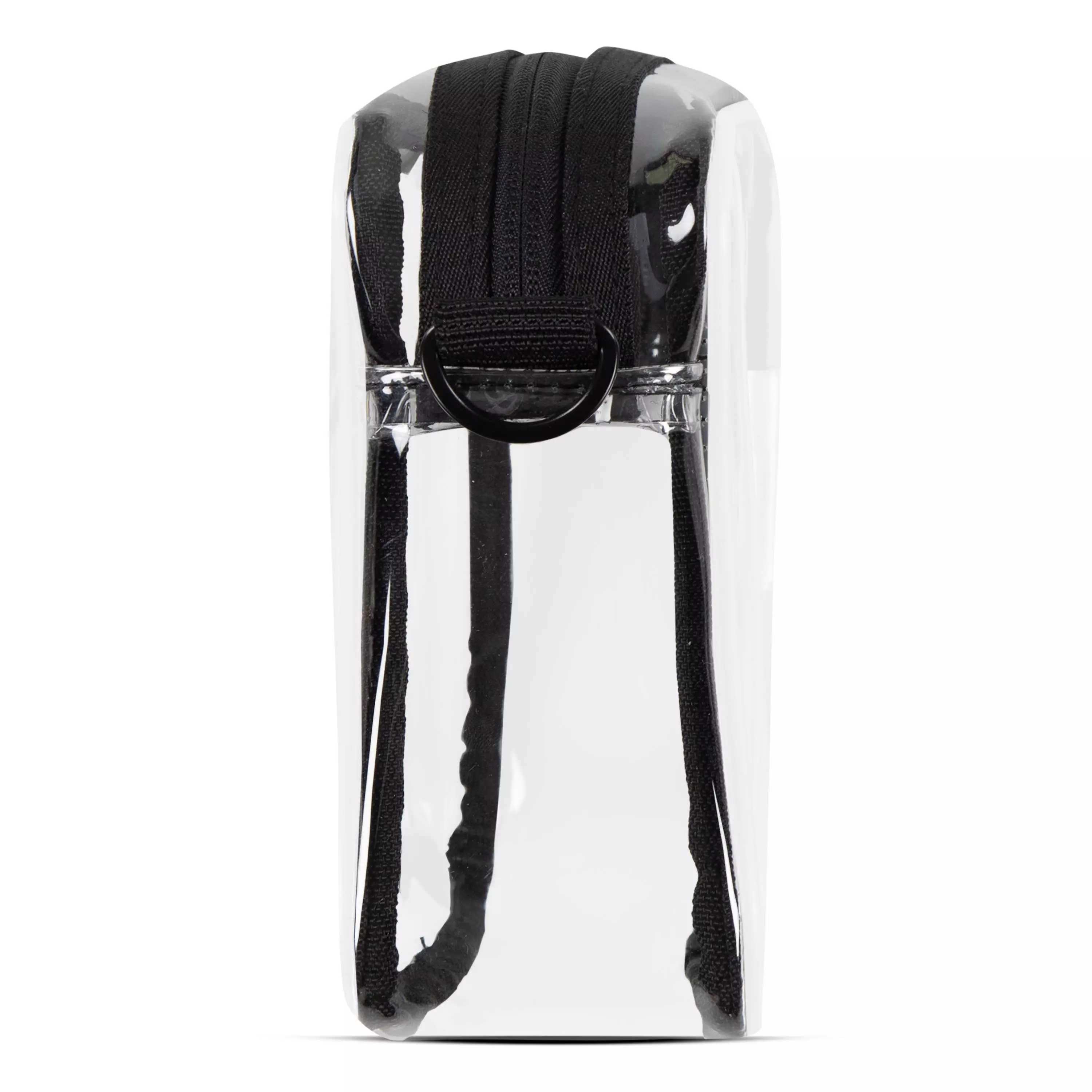 Jordan Stadium Crossbody Clear Bag - Black - CLEAR