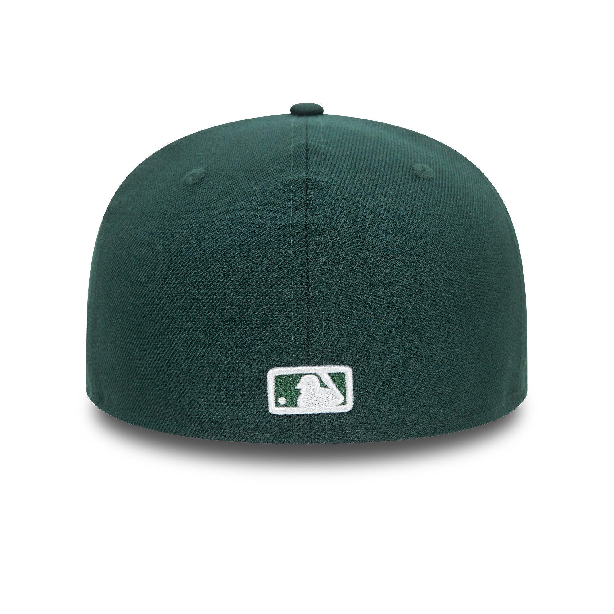 Men's New Era New York Yankees 59FIFTY Snowey Fitted Cap-Dark Green