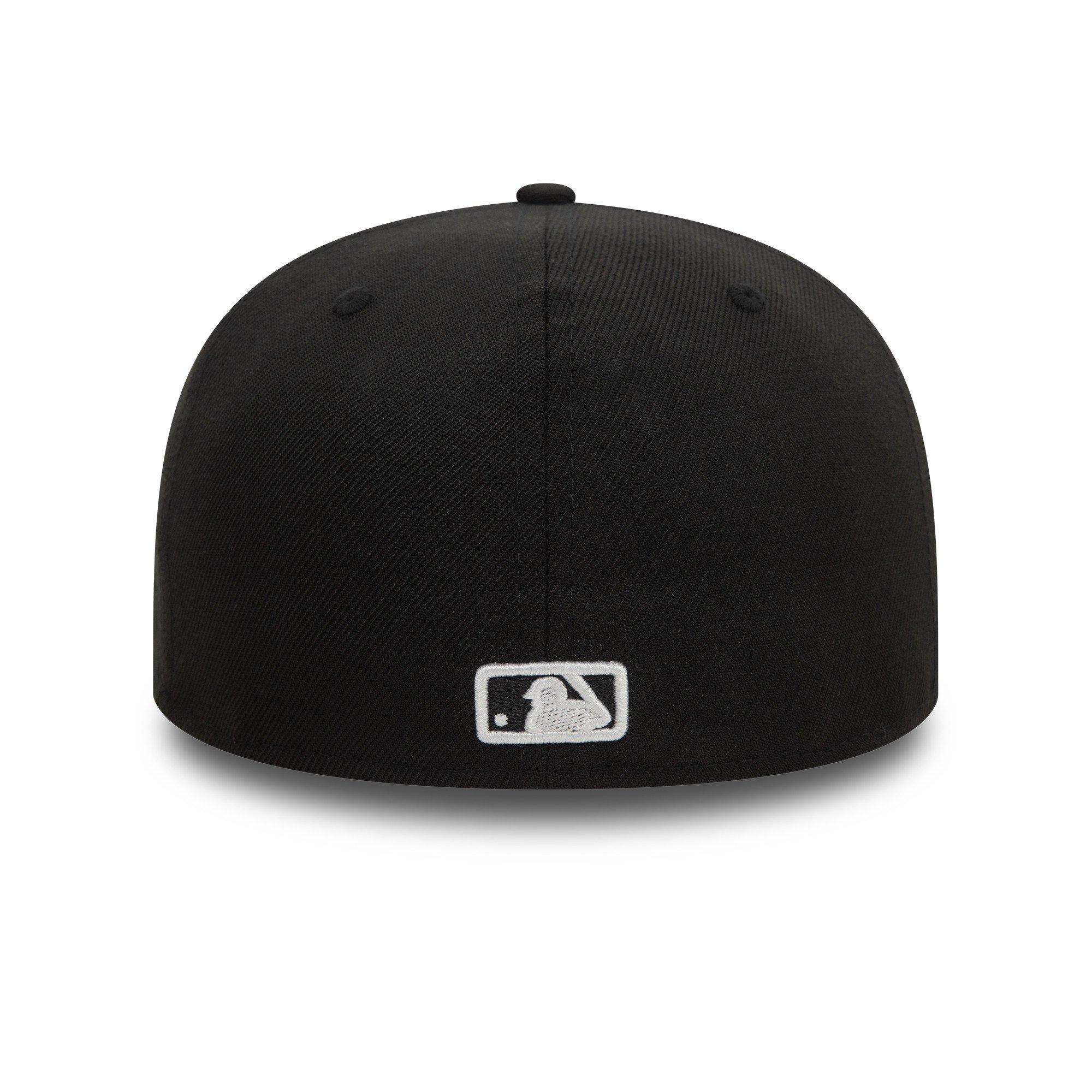 Men's New Era Pittsburgh Pirates 59FIFTY Snowey Fitted Cap-Black