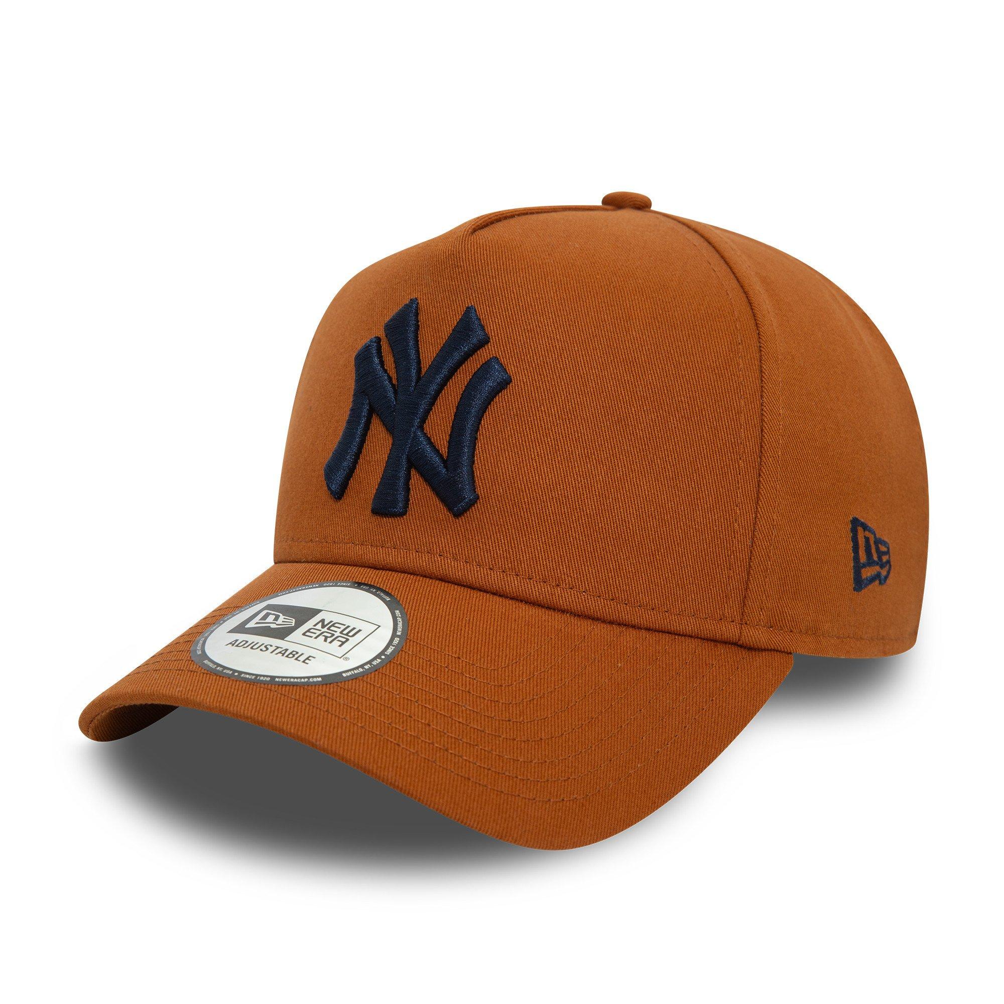 New Era New York Yankees 9FORTY E-Frame Essential Snapback-Dark Orange - DK ORANGE