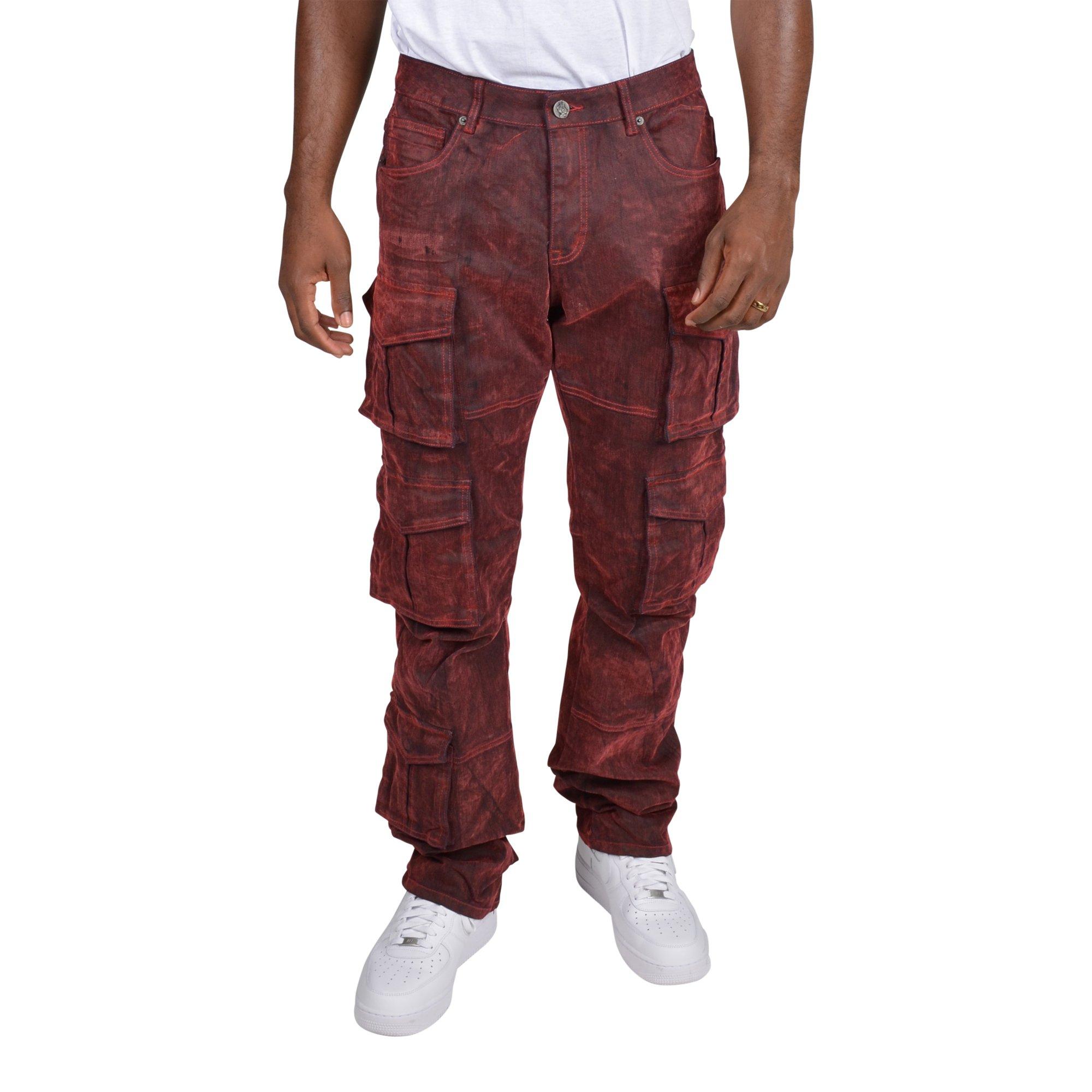 Grindhouse Straight Fit Flocked Marino Men's Denim Jeans